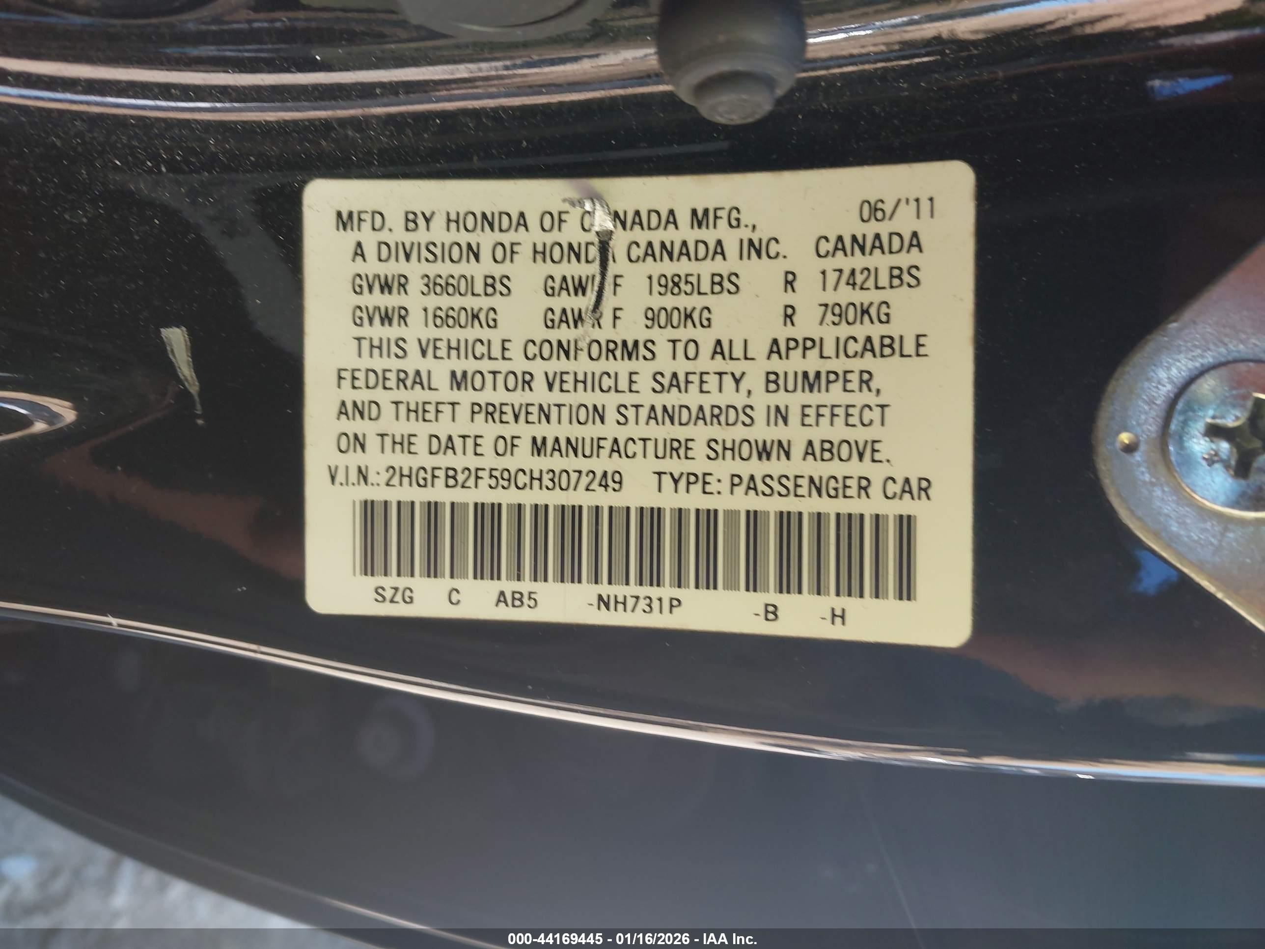HONDA CIVIC image 9