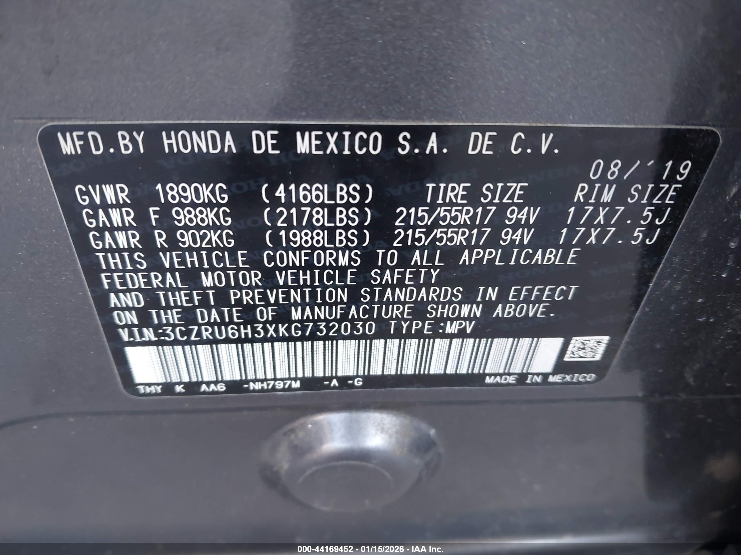 HONDA HR-V image 9