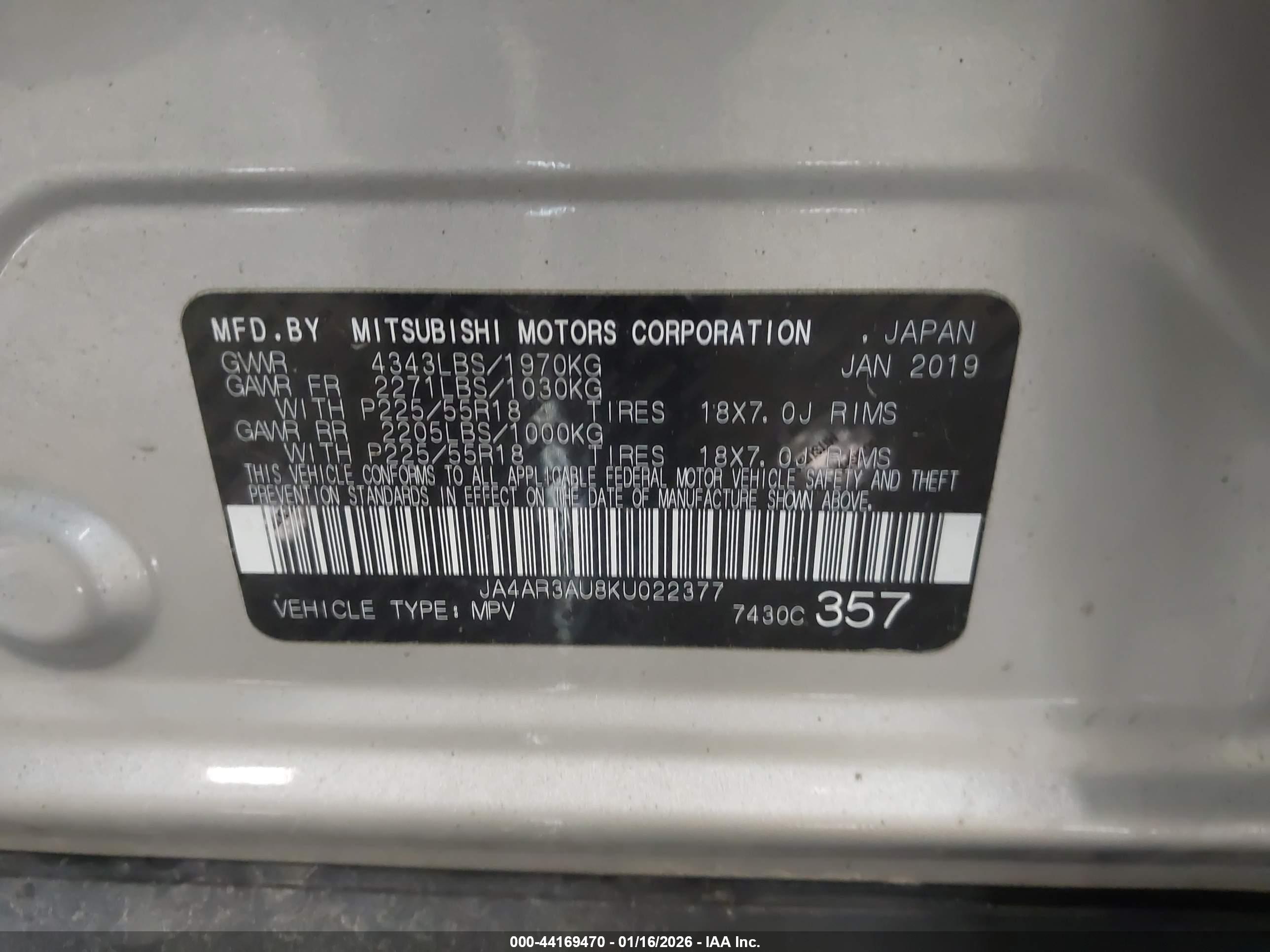 MITSUBISHI OUTLANDER image 9