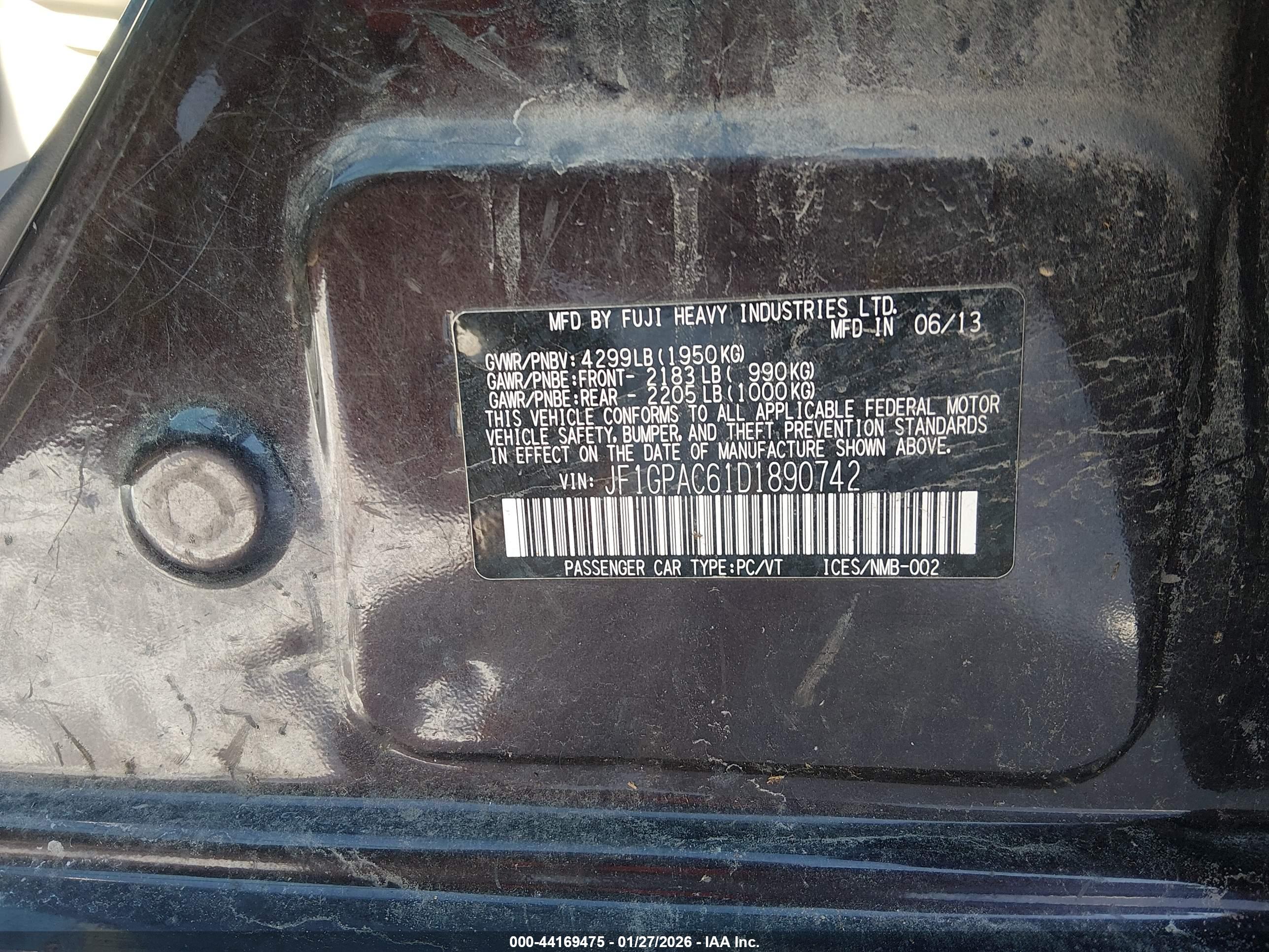 SUBARU IMPREZA image 9