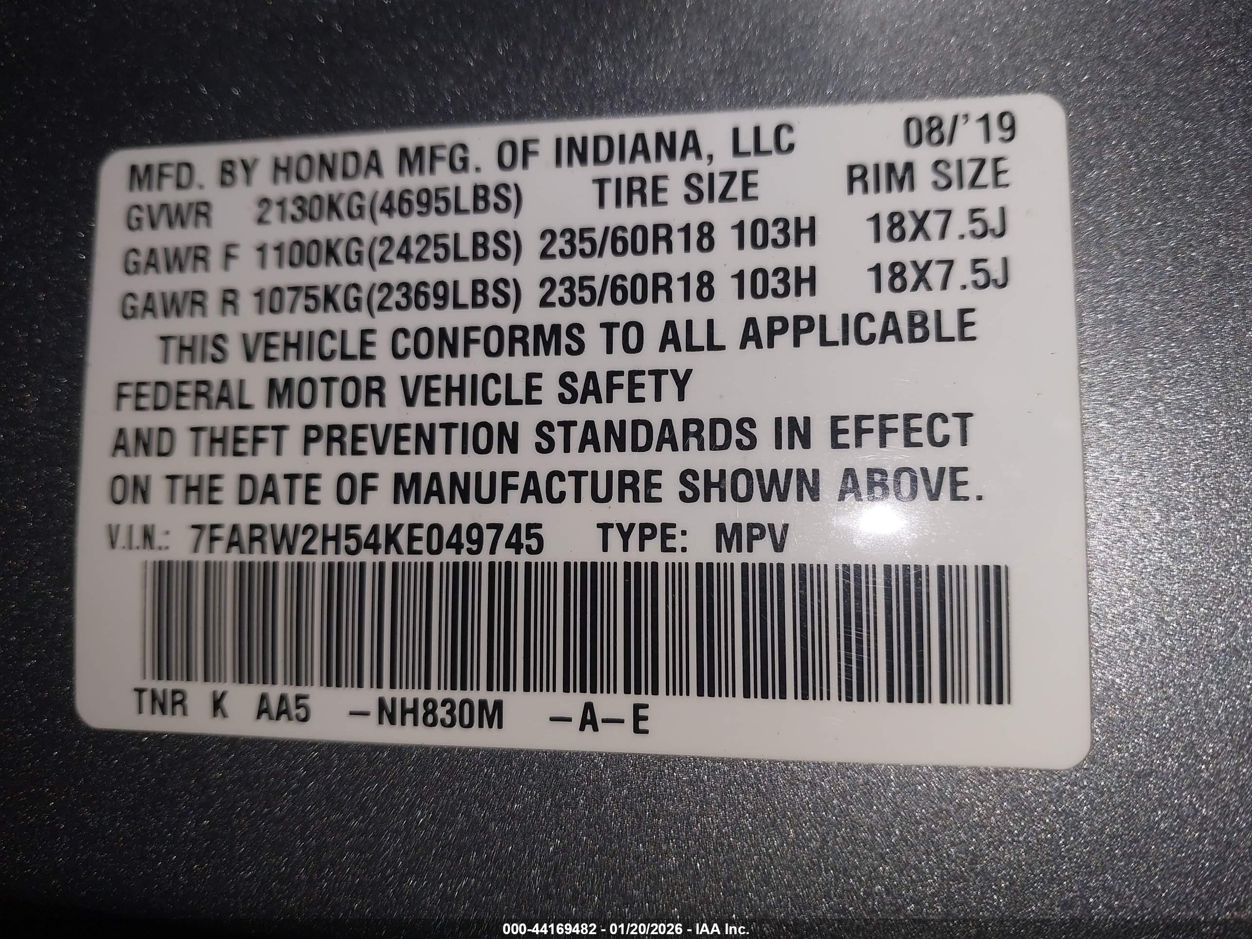 HONDA CR-V image 9