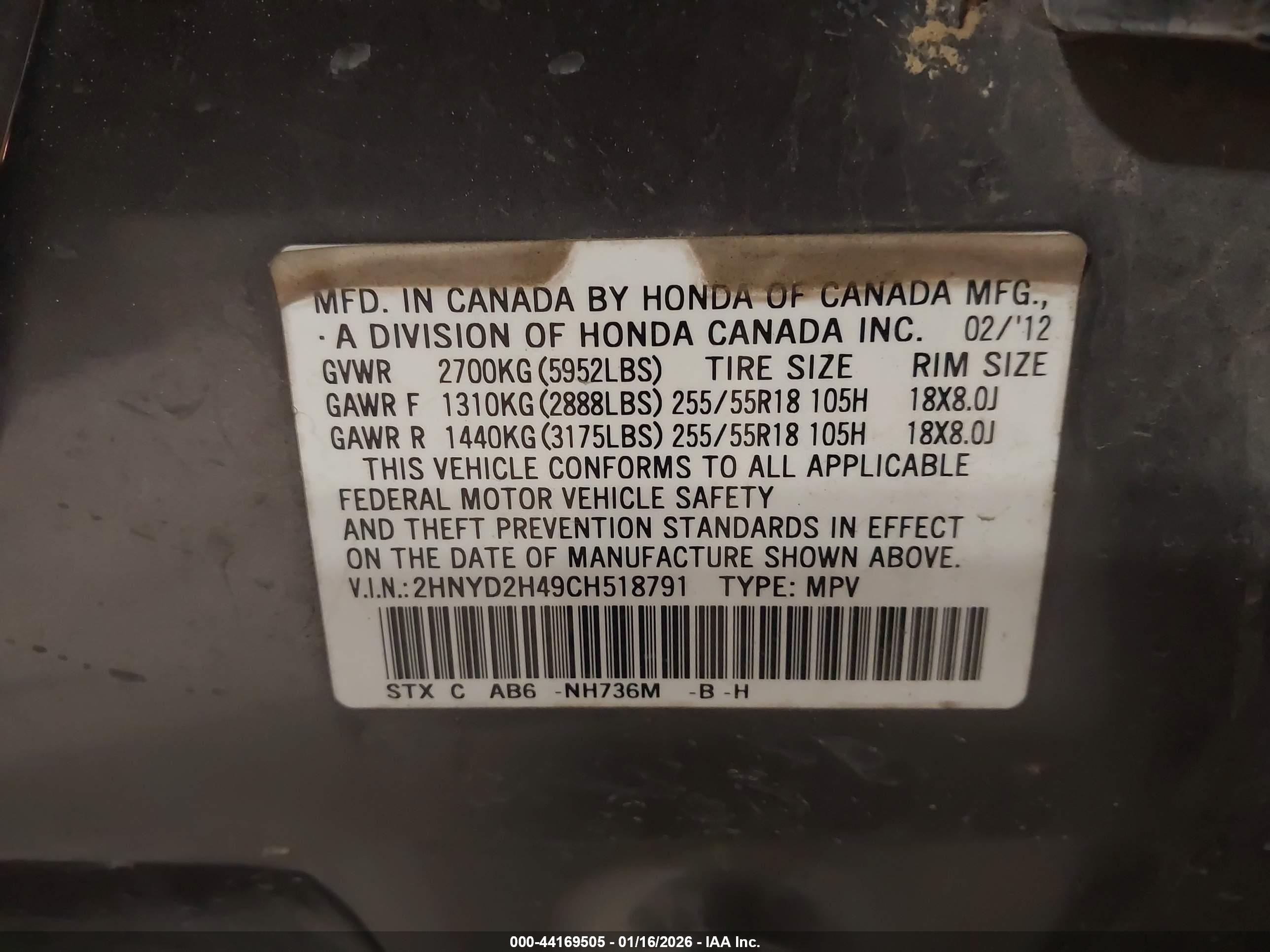ACURA MDX image 9