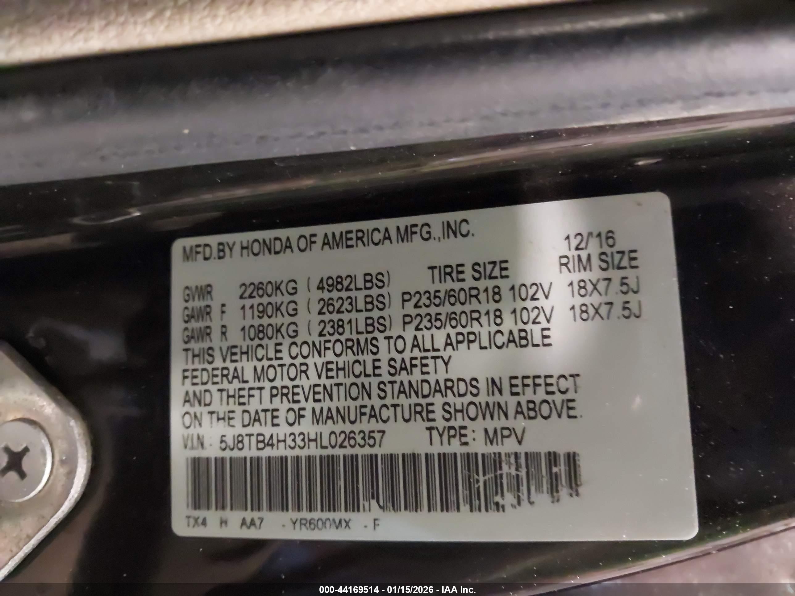ACURA RDX image 9