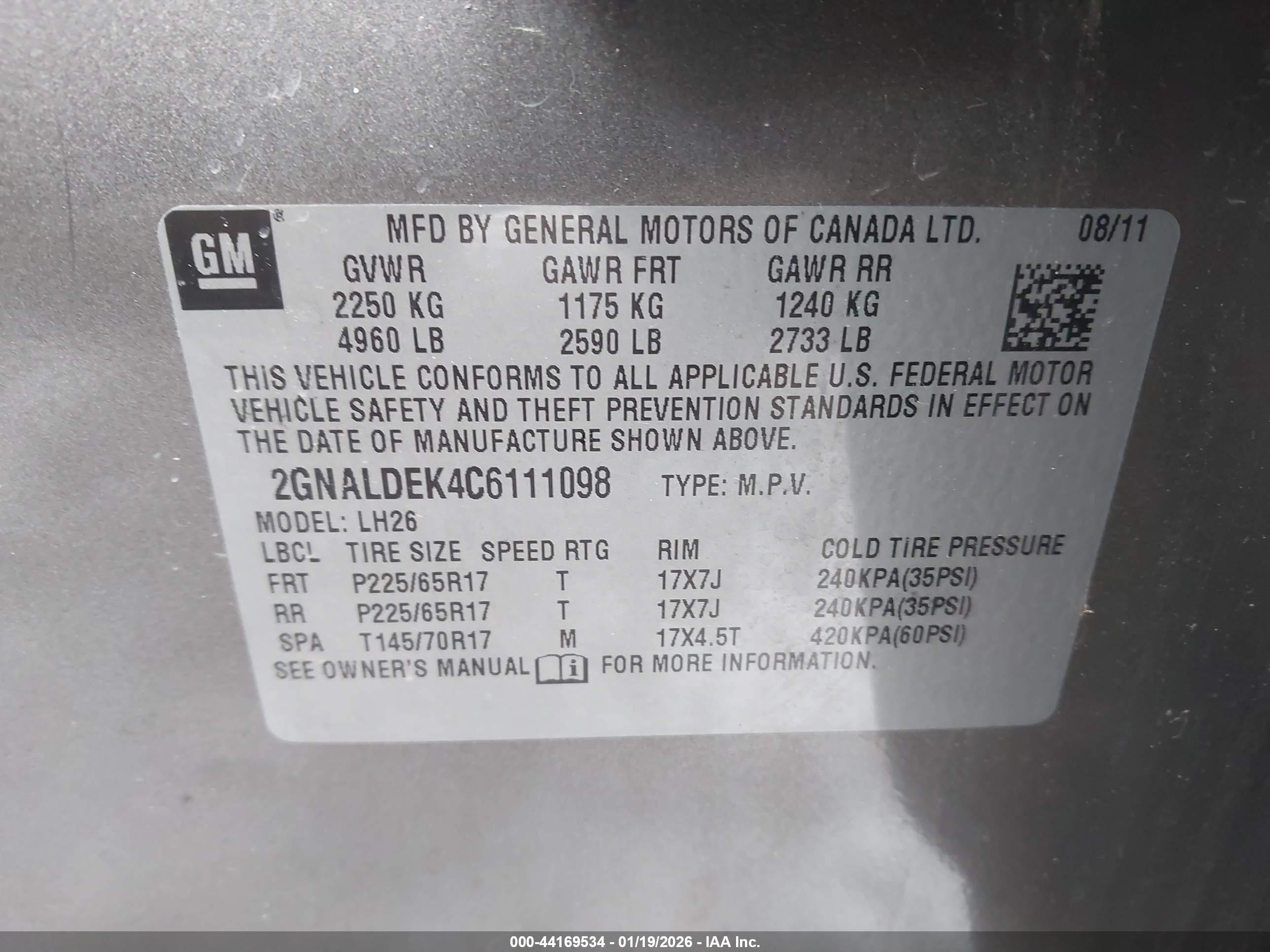 CHEVROLET EQUINOX image 9