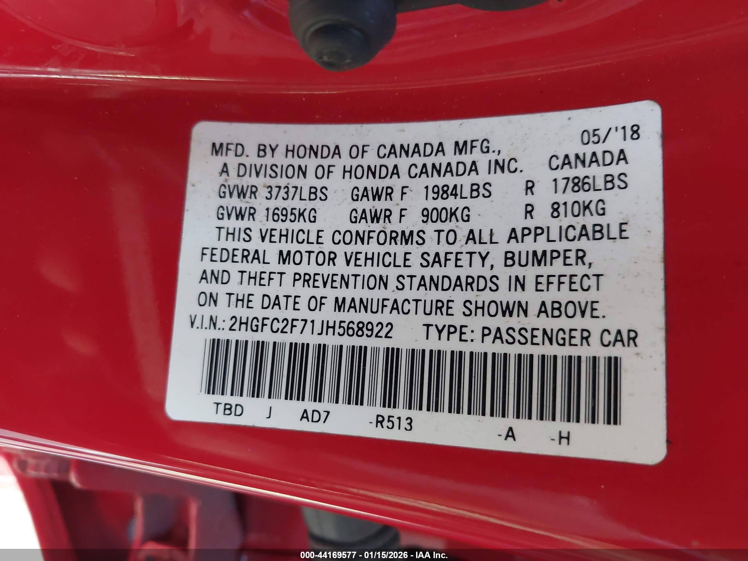 HONDA CIVIC image 9