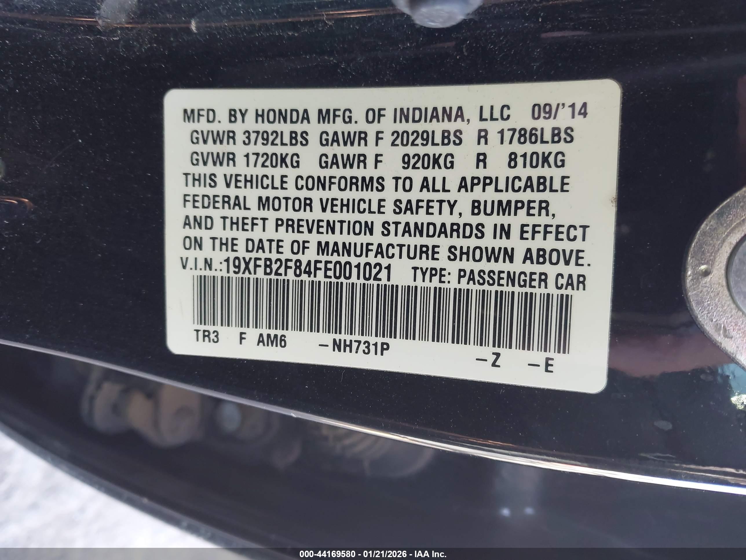 HONDA CIVIC image 9