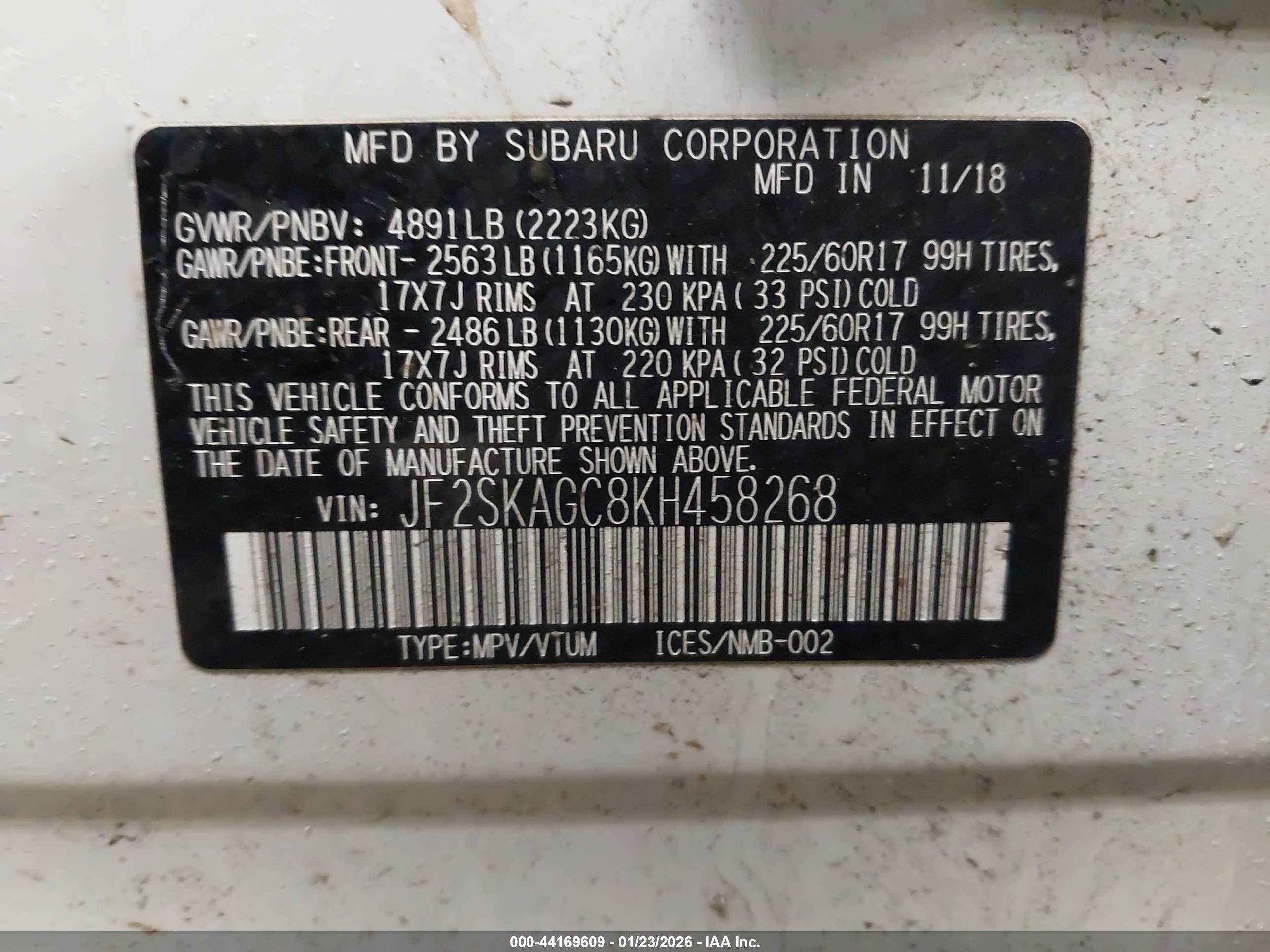 SUBARU FORESTER image 9