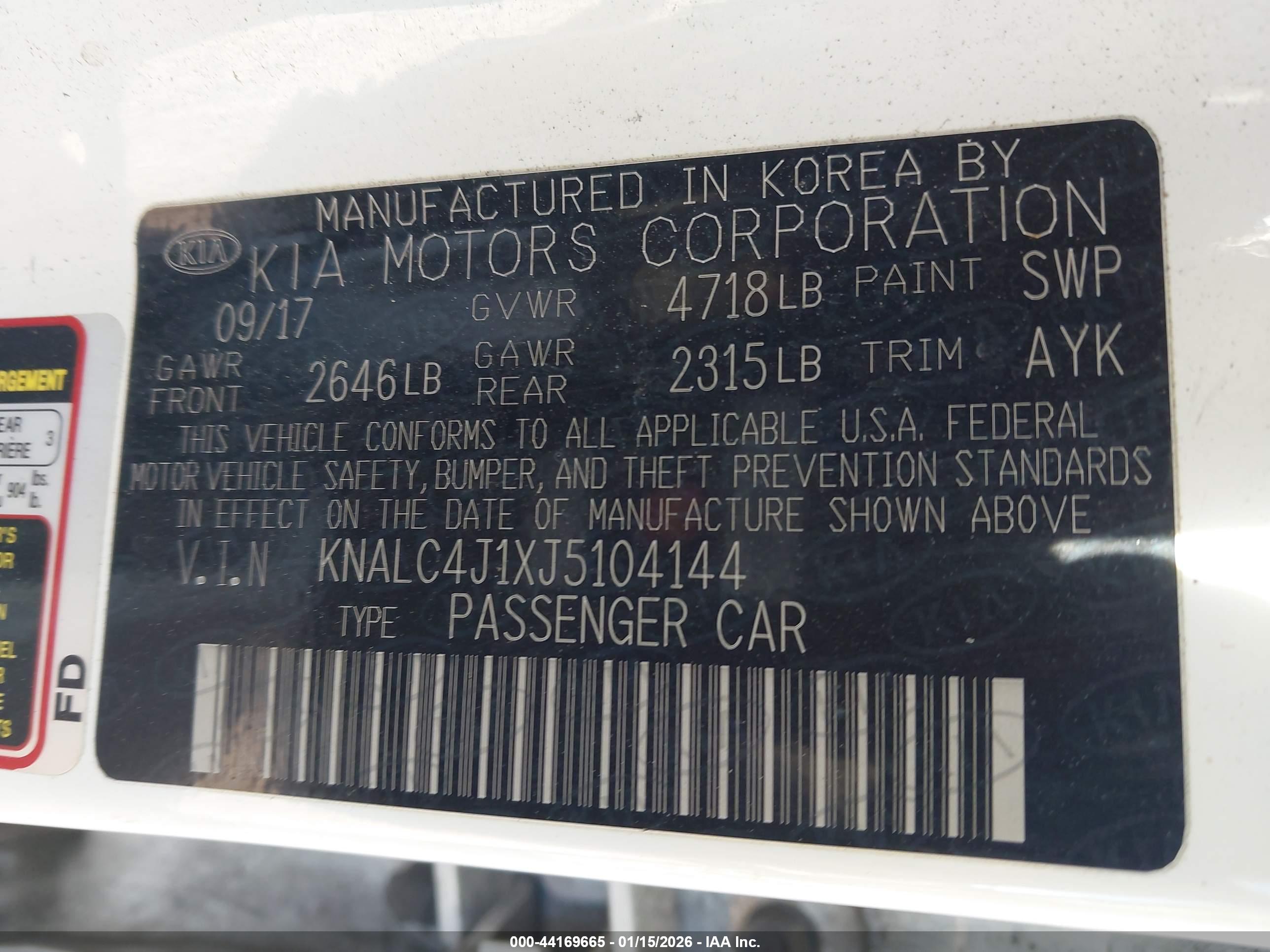 KIA CADENZA image 9