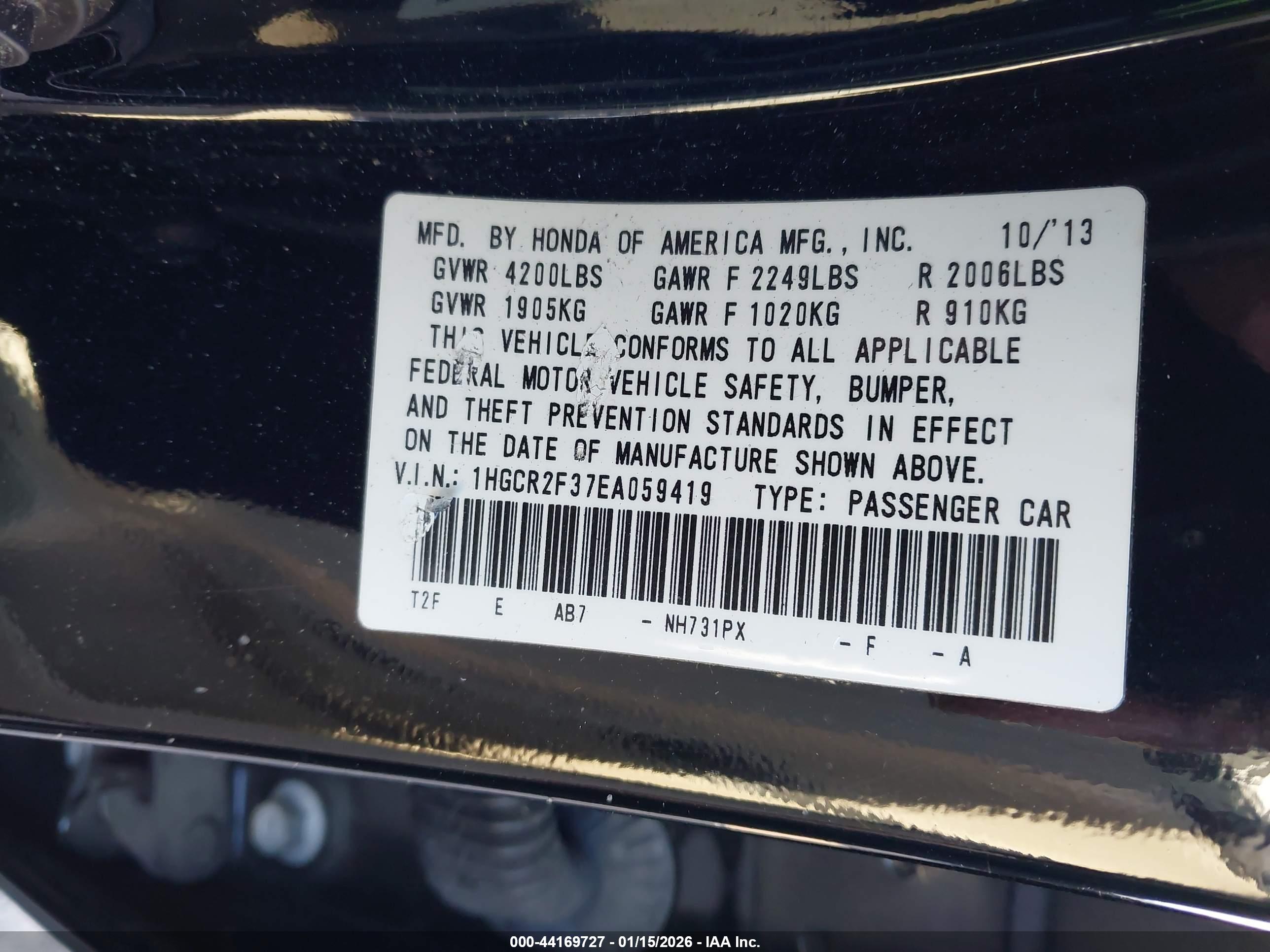 HONDA ACCORD image 9