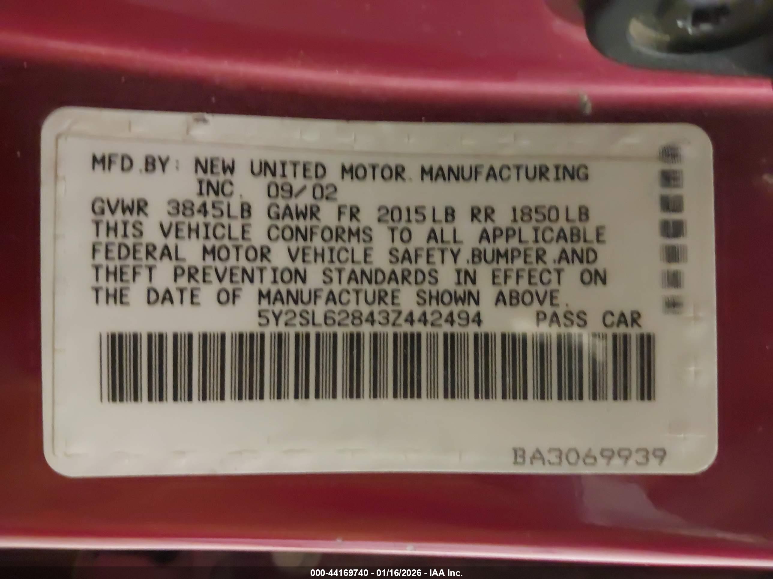 PONTIAC VIBE image 9