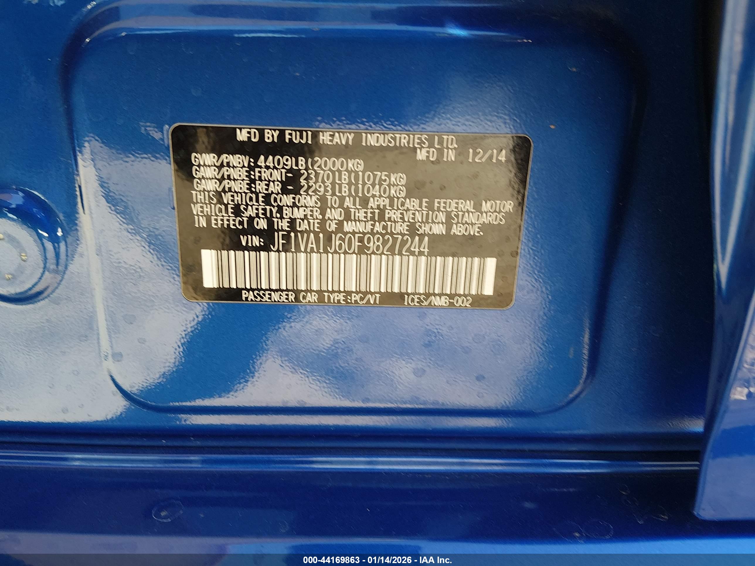 SUBARU WRX image 9