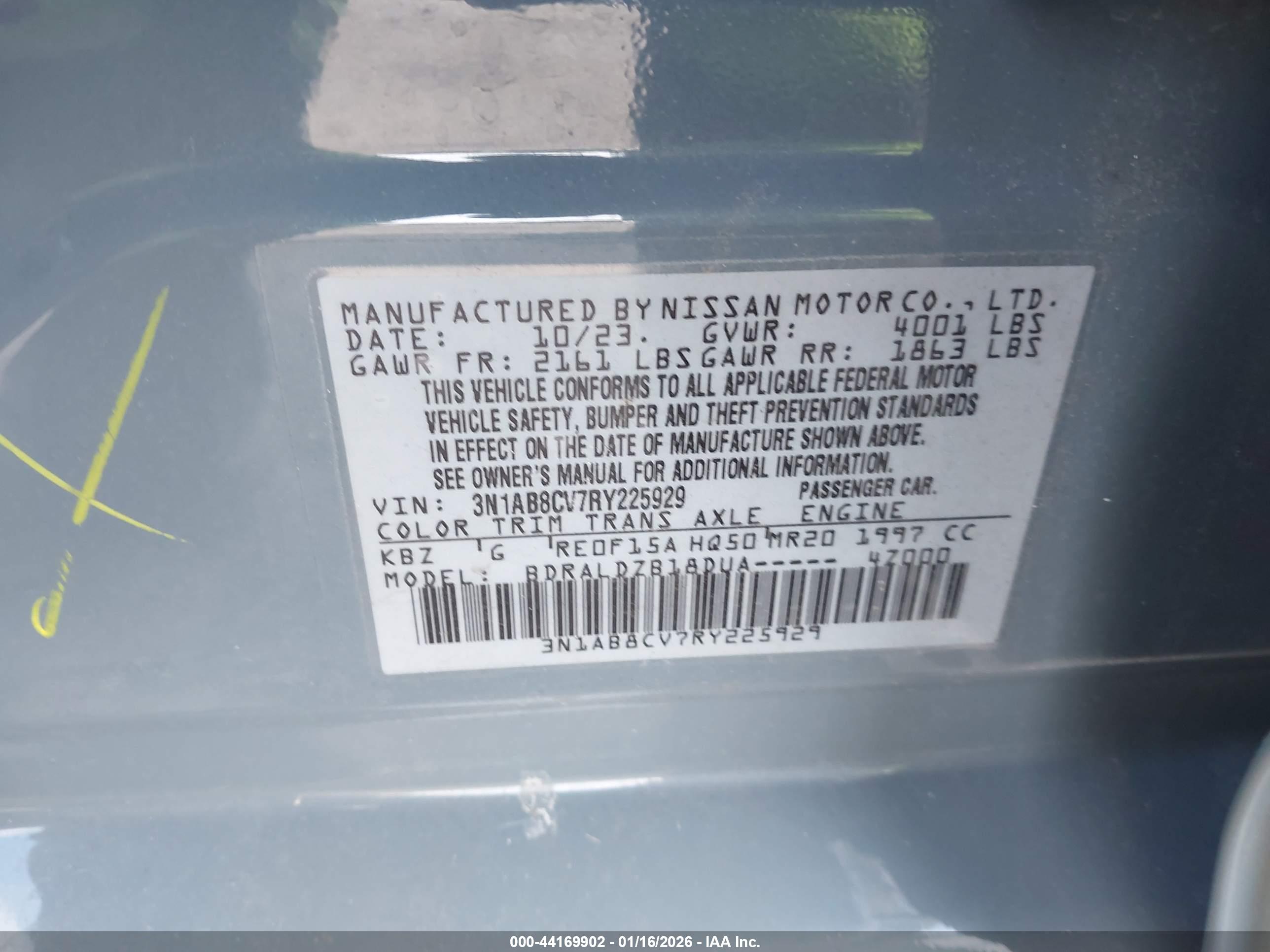 NISSAN SENTRA image 9