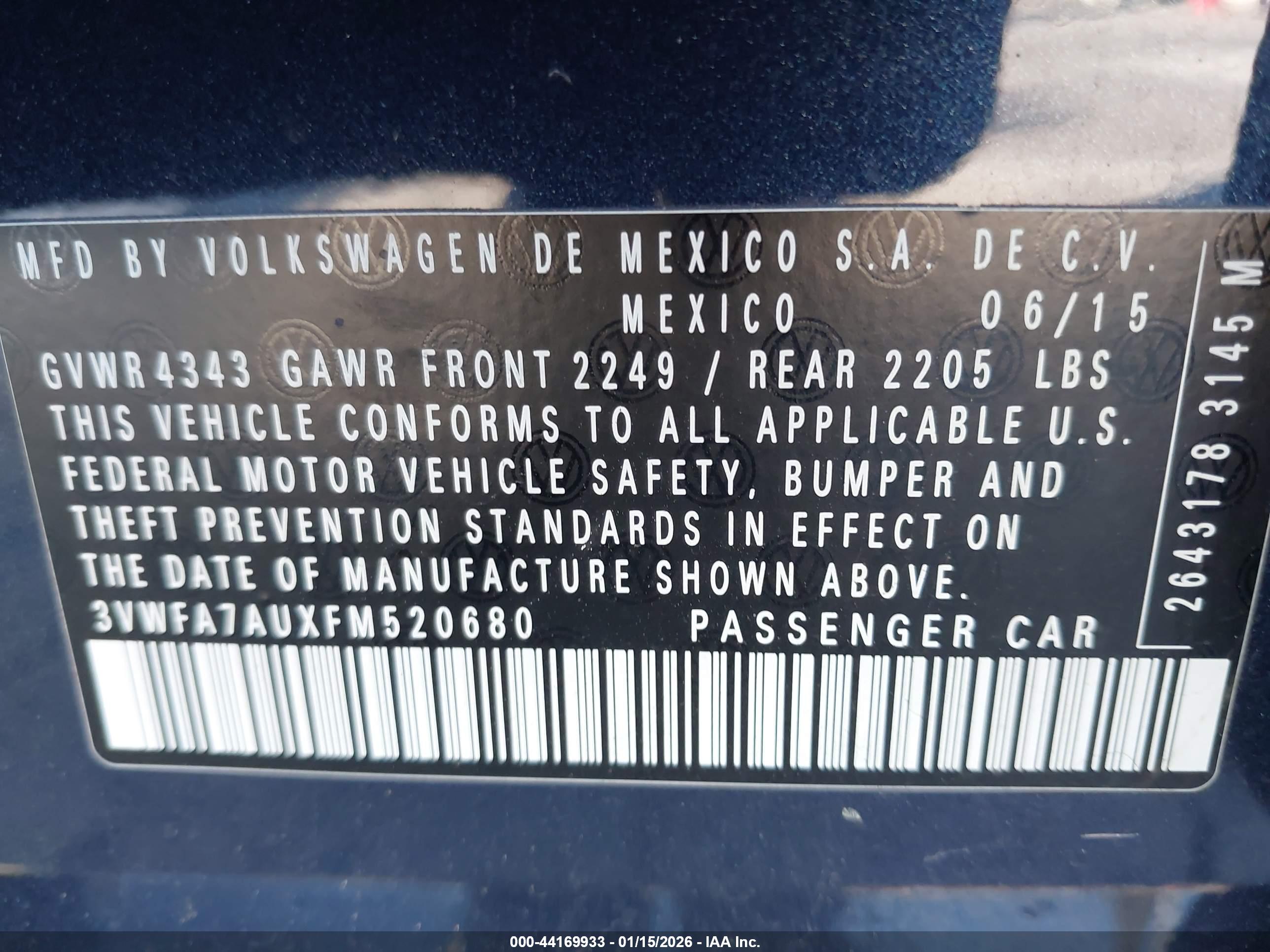 VOLKSWAGEN GOLF image 9