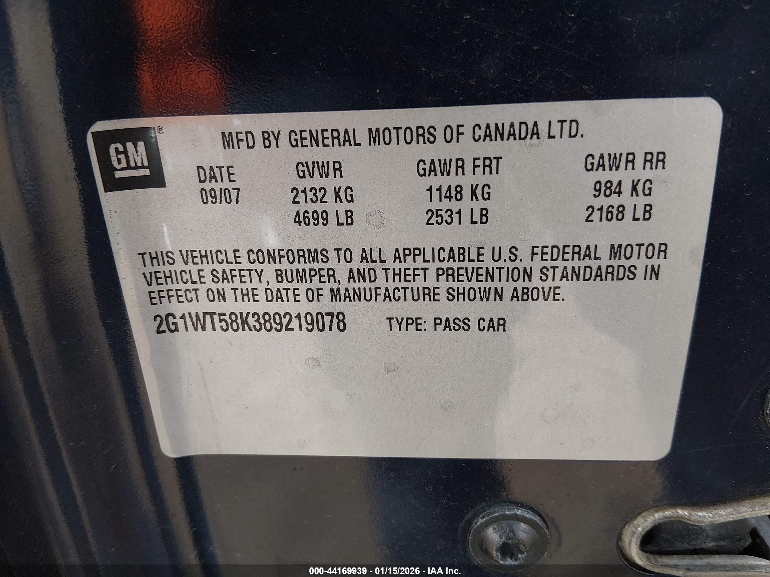 CHEVROLET IMPALA image 9