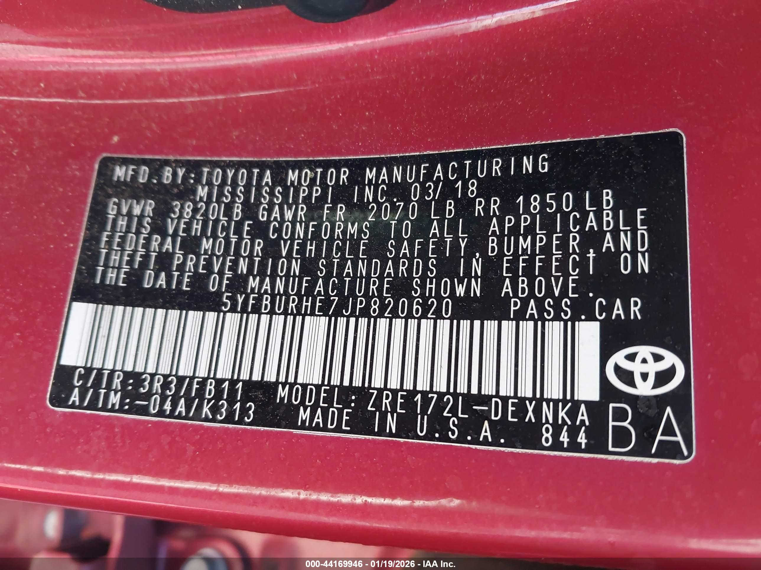 TOYOTA COROLLA image 9