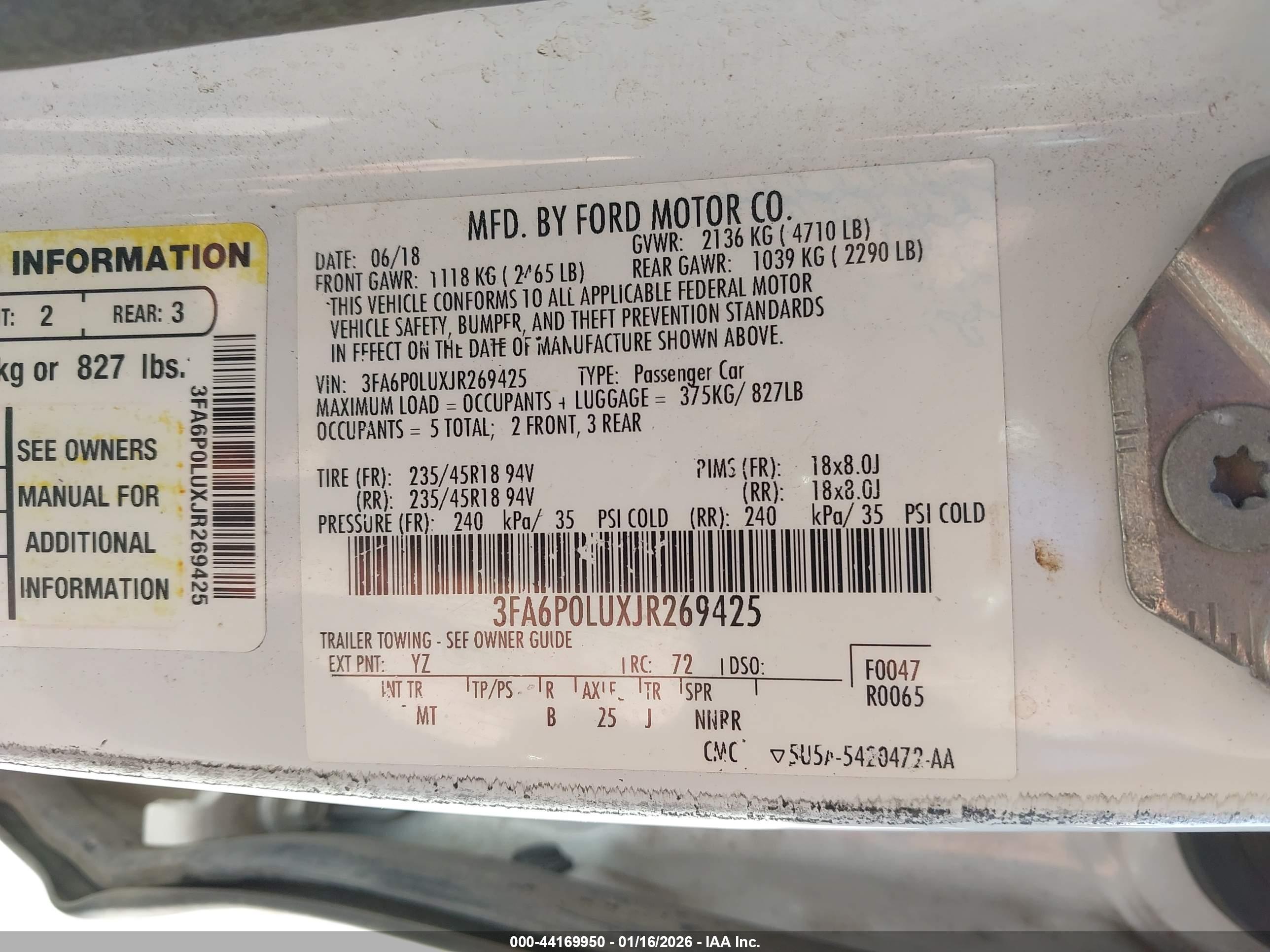 FORD FUSION image 9