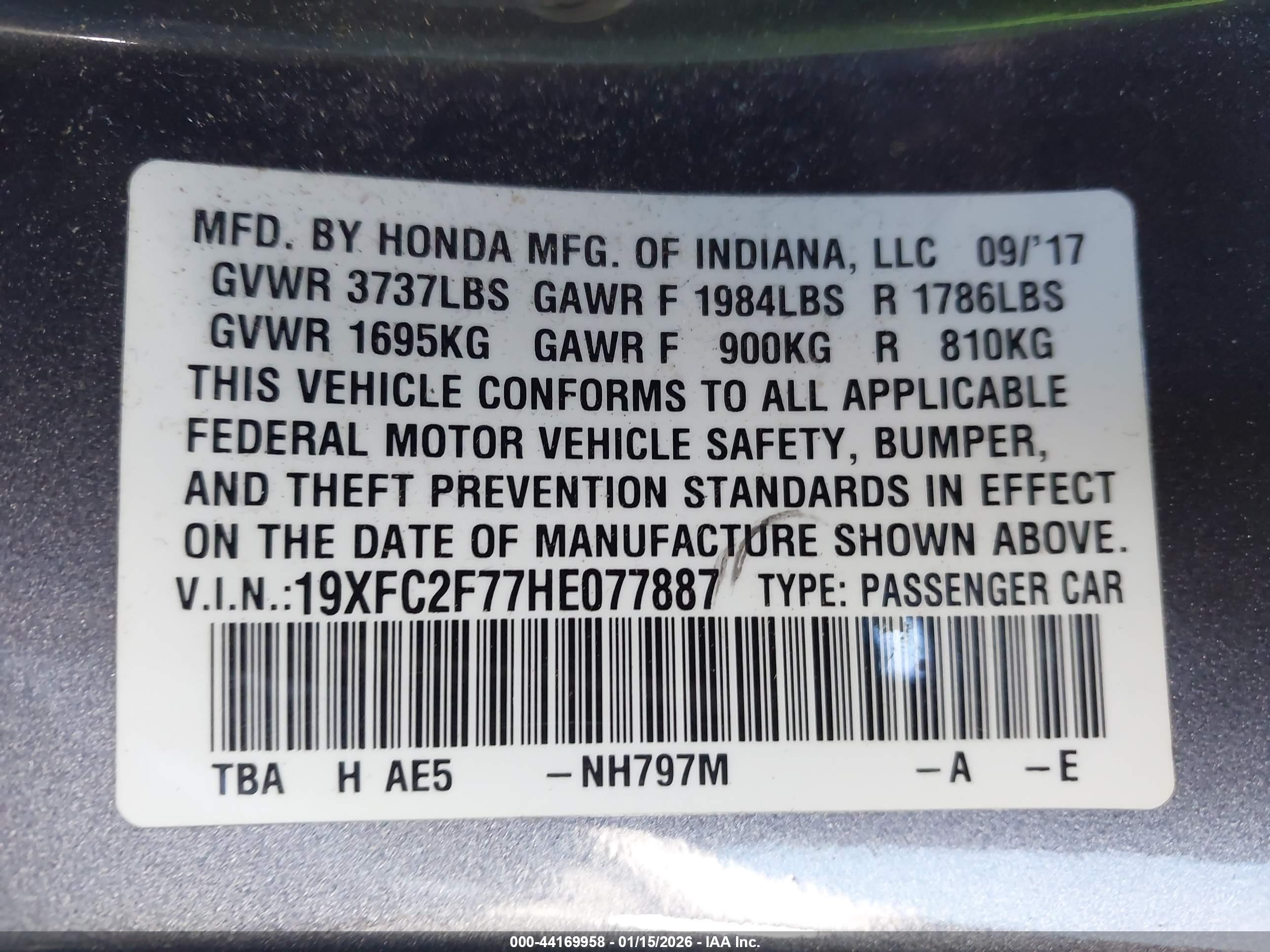 HONDA CIVIC image 9