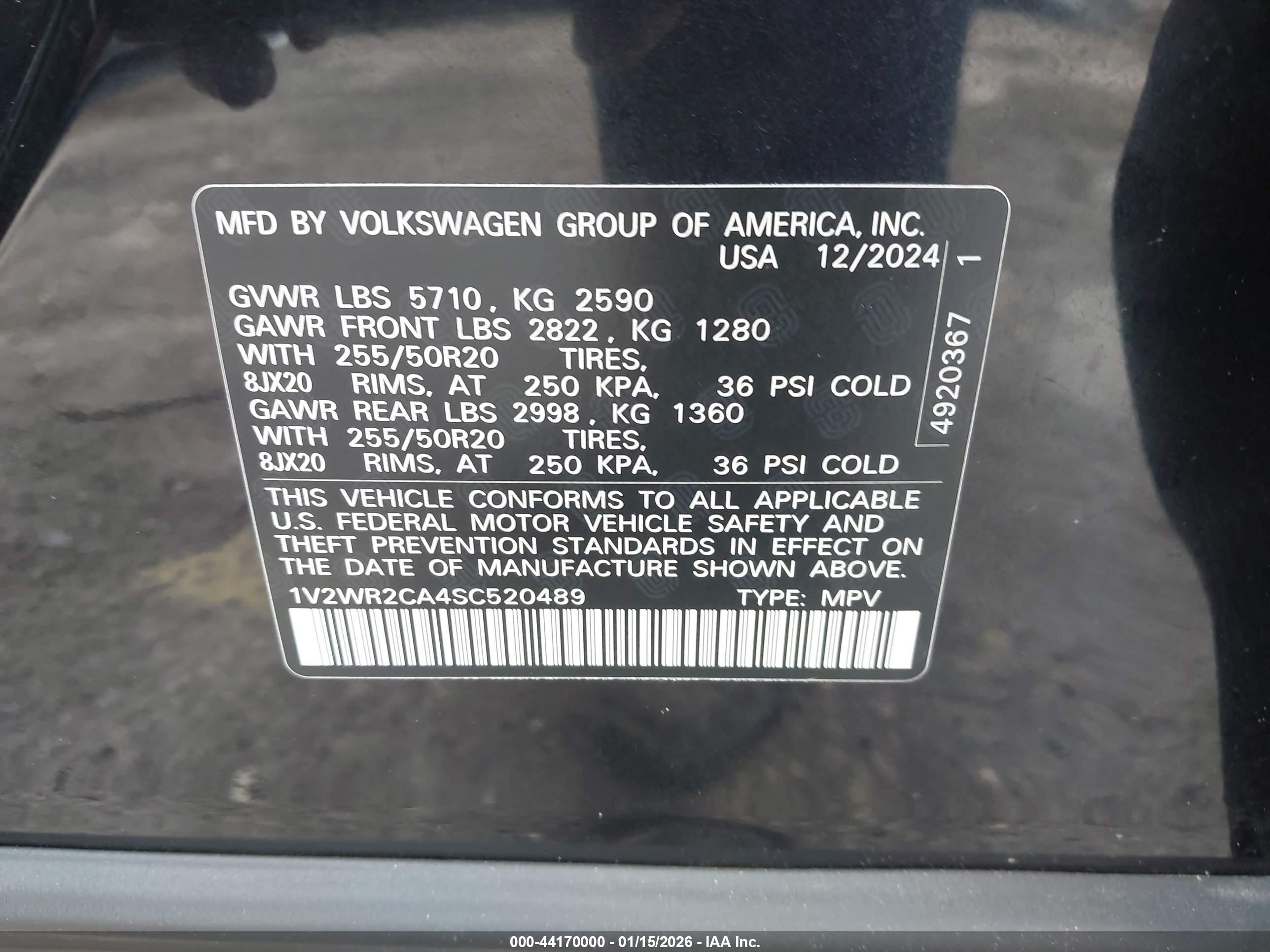 VOLKSWAGEN ATLAS image 9