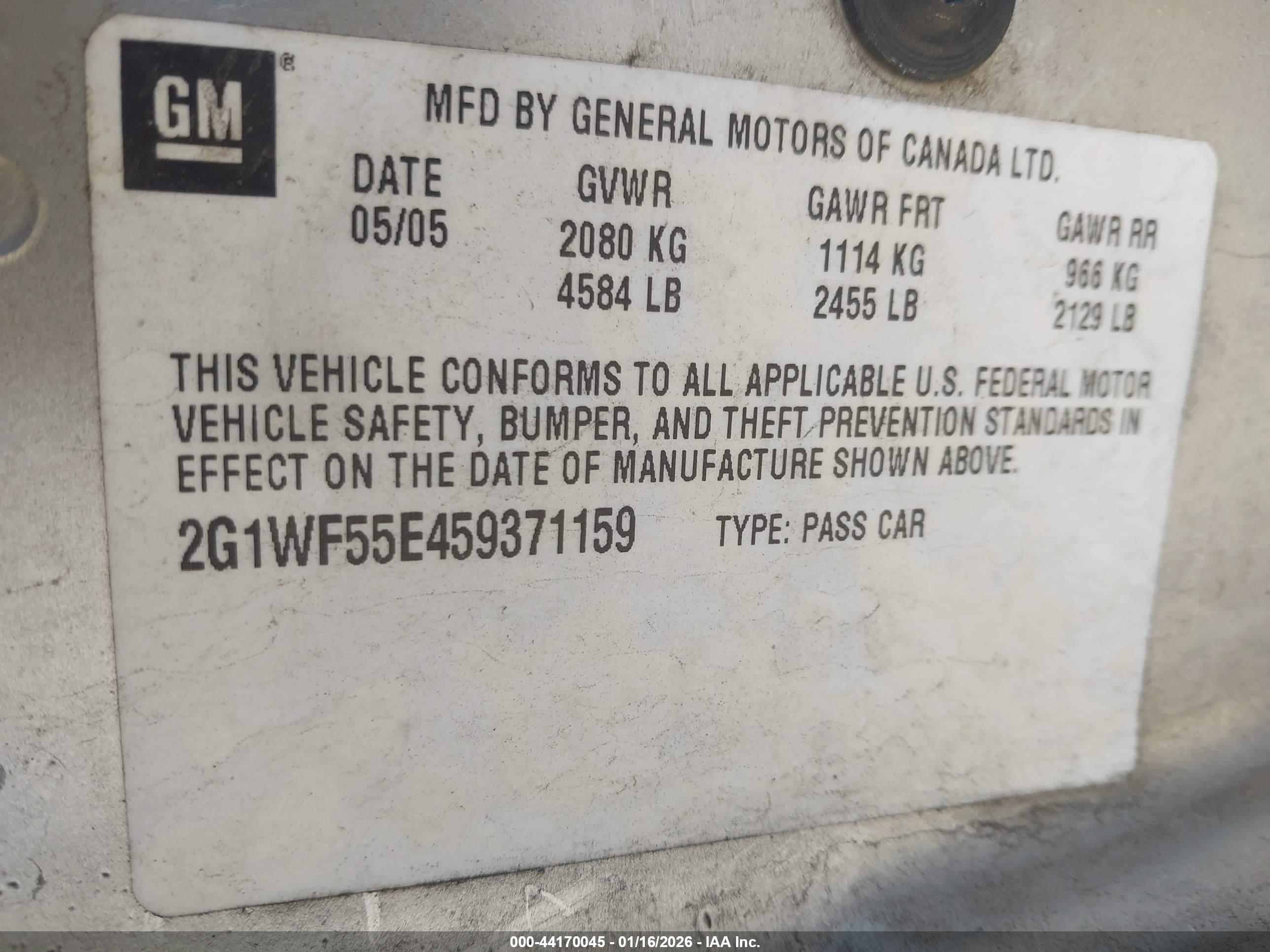 CHEVROLET IMPALA image 9