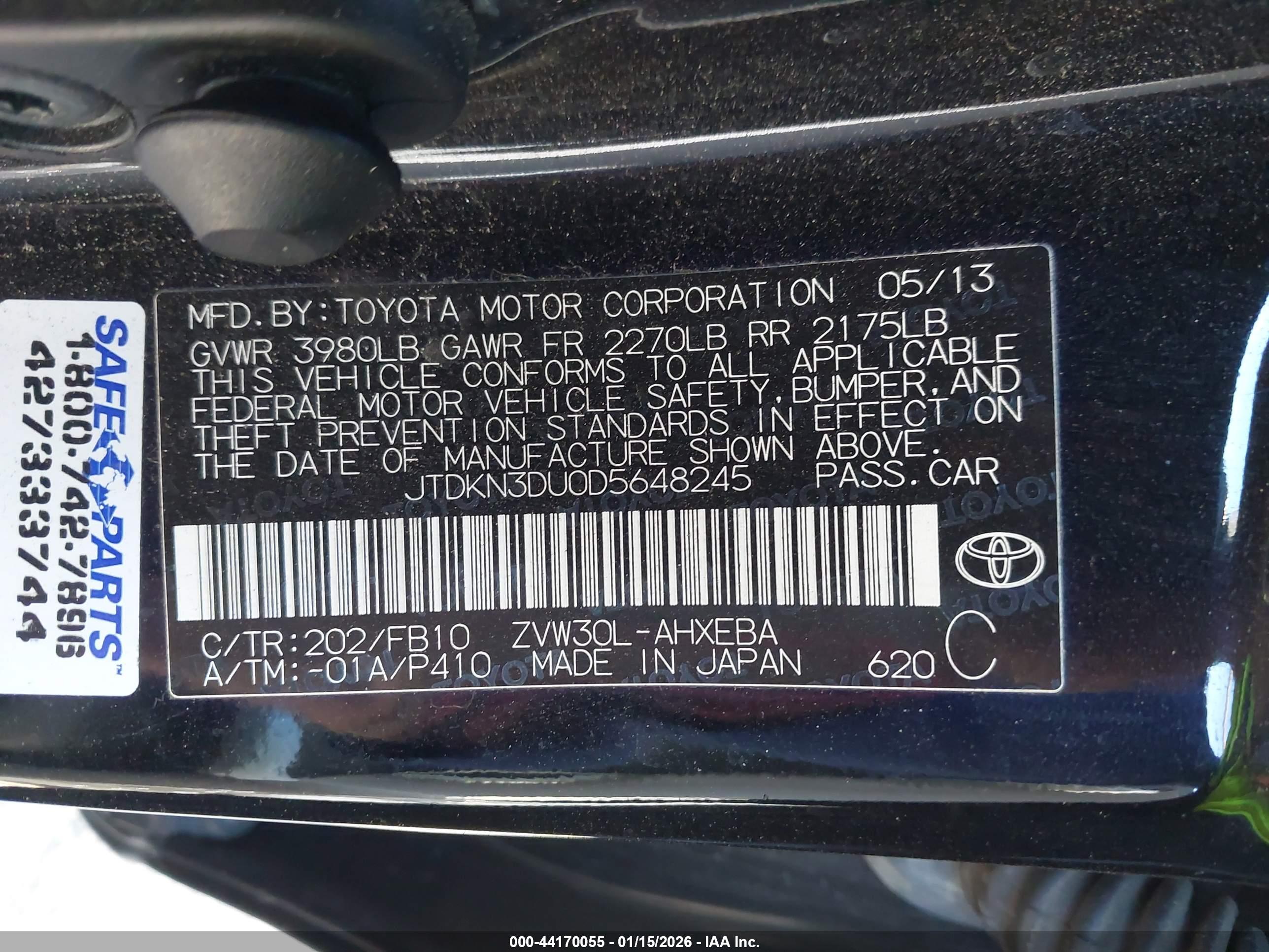 TOYOTA PRIUS image 9