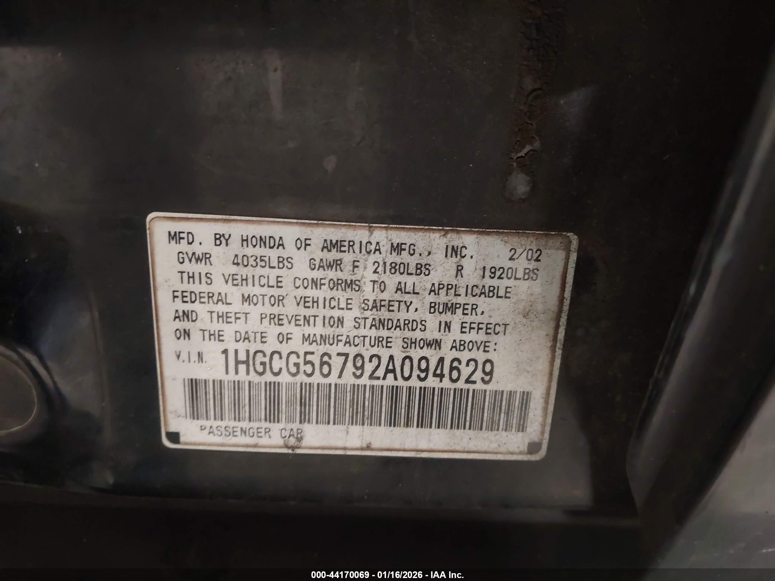 HONDA ACCORD image 9
