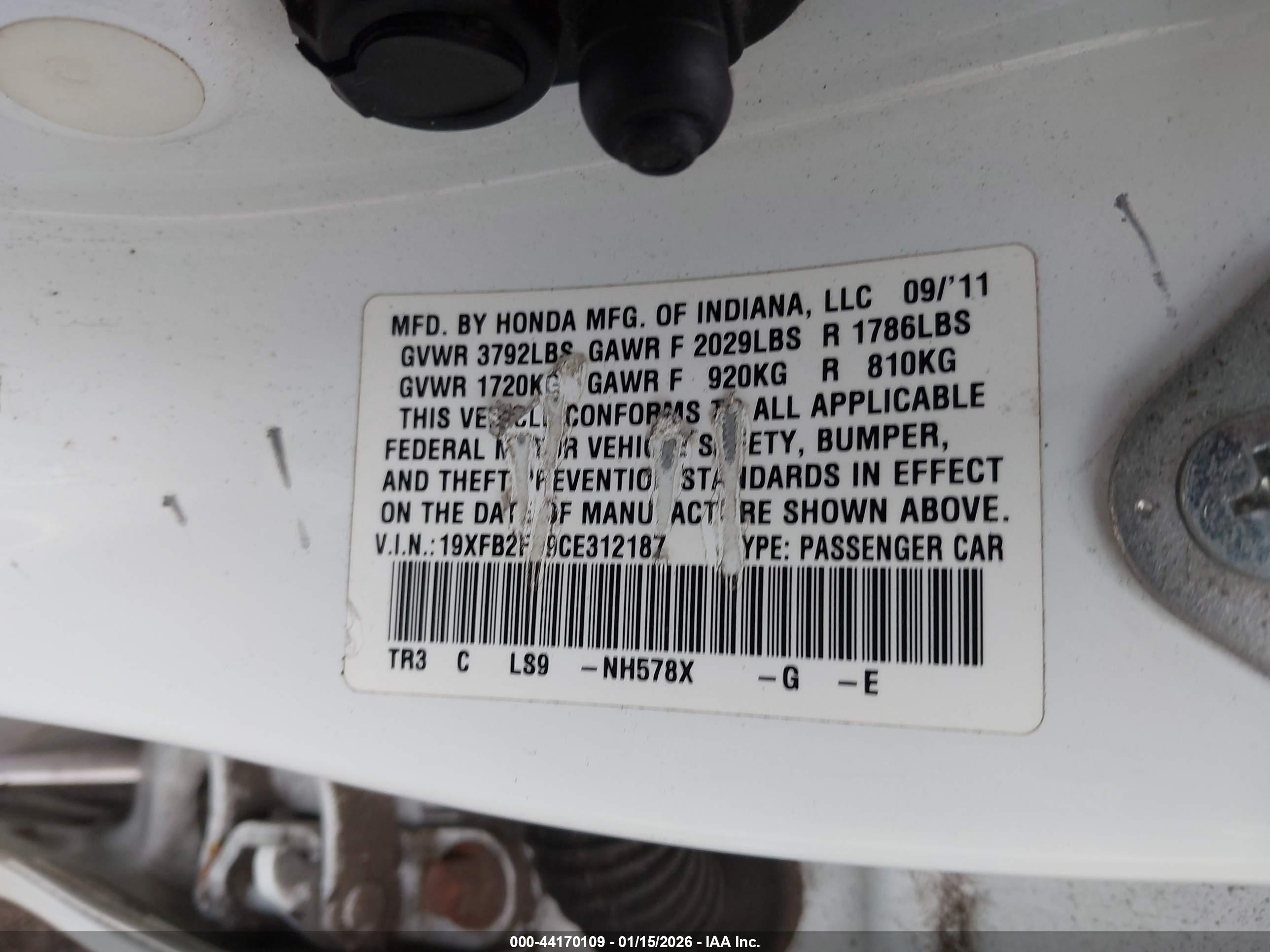HONDA CIVIC image 9
