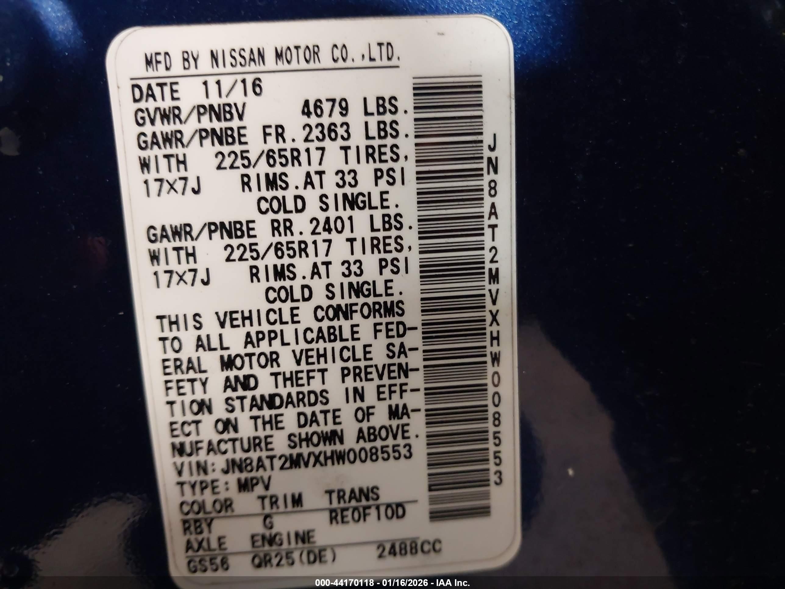 NISSAN ROGUE image 9