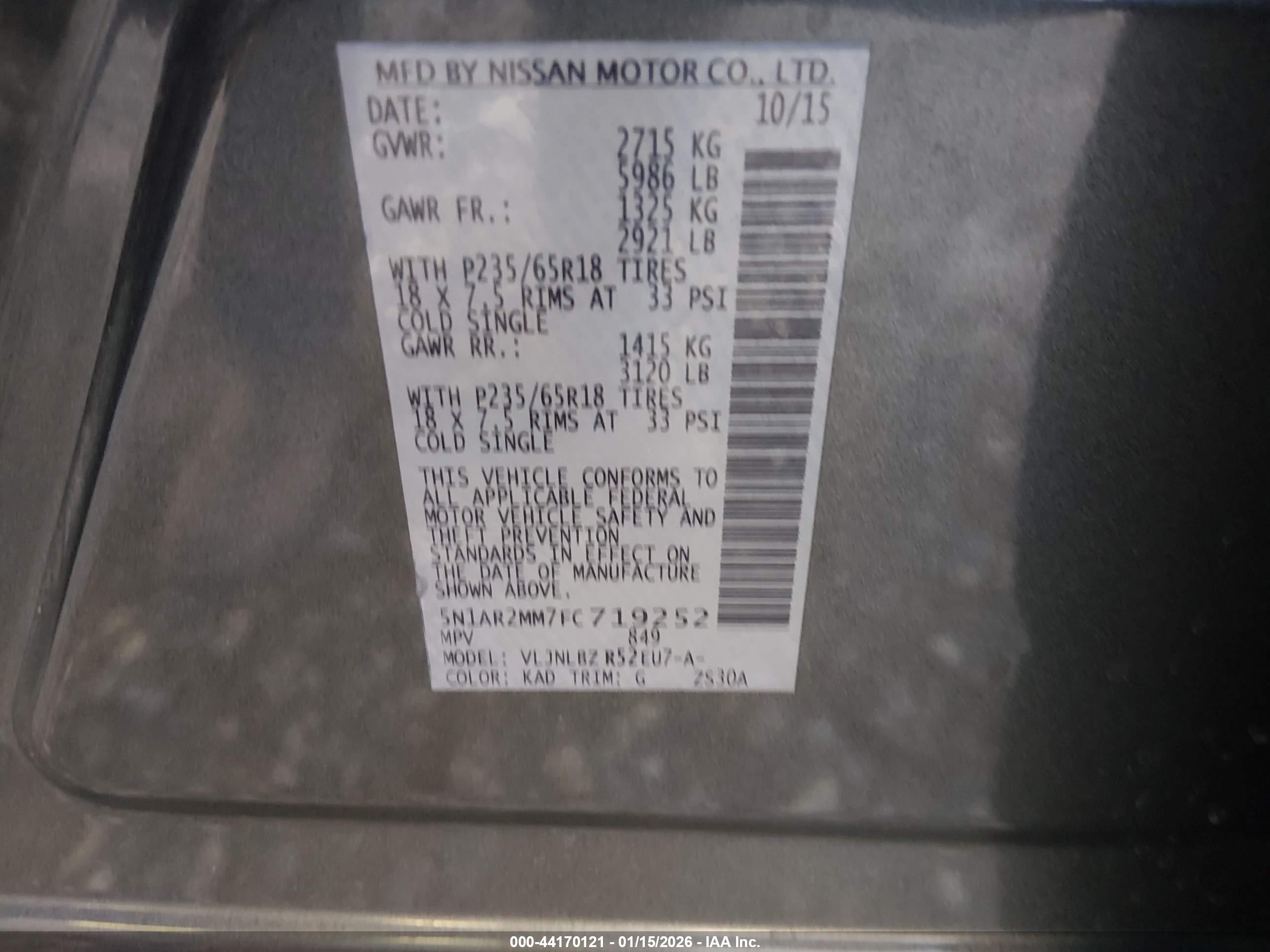 NISSAN PATHFINDER image 9