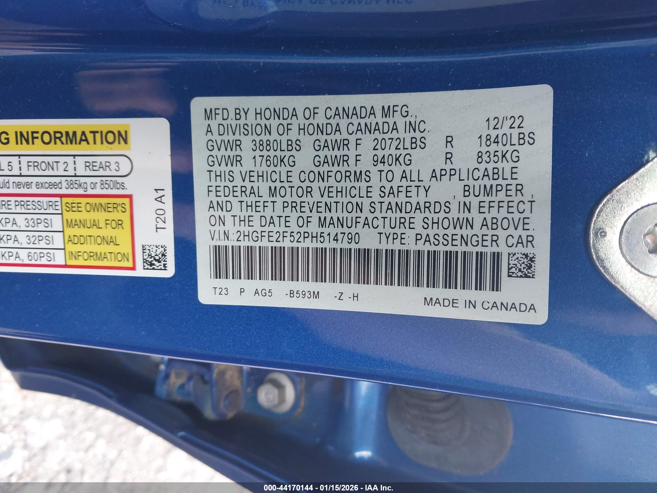 HONDA CIVIC image 9