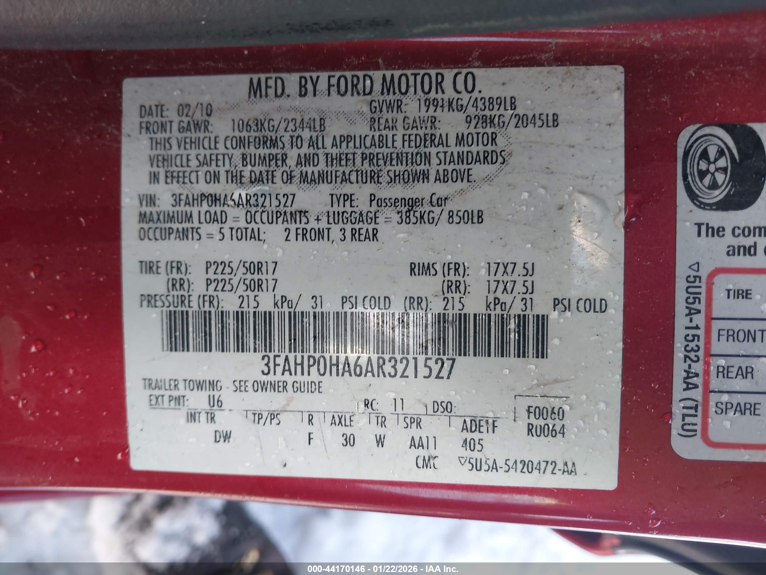FORD FUSION image 9