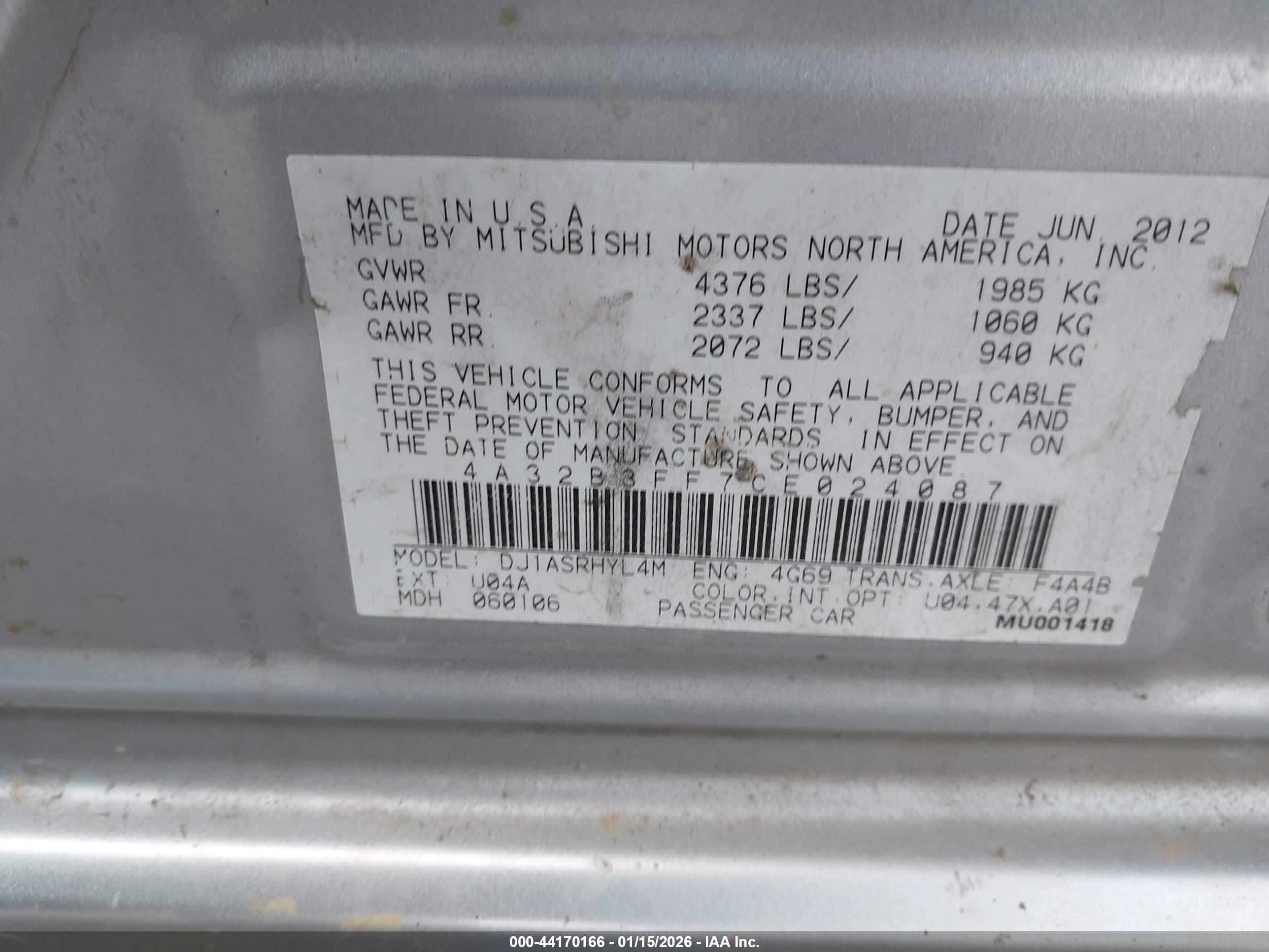 MITSUBISHI GALANT image 9