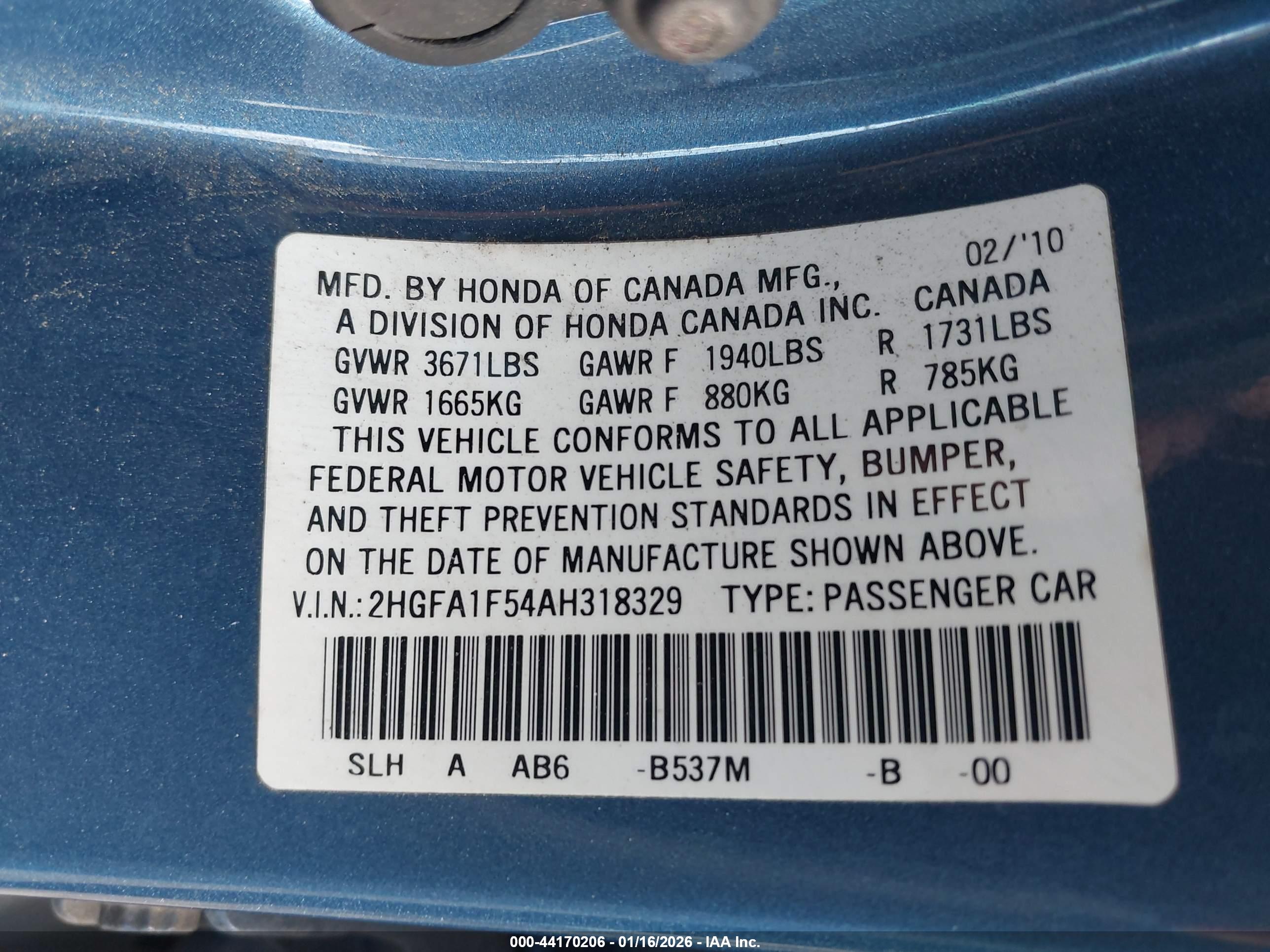 HONDA CIVIC image 9