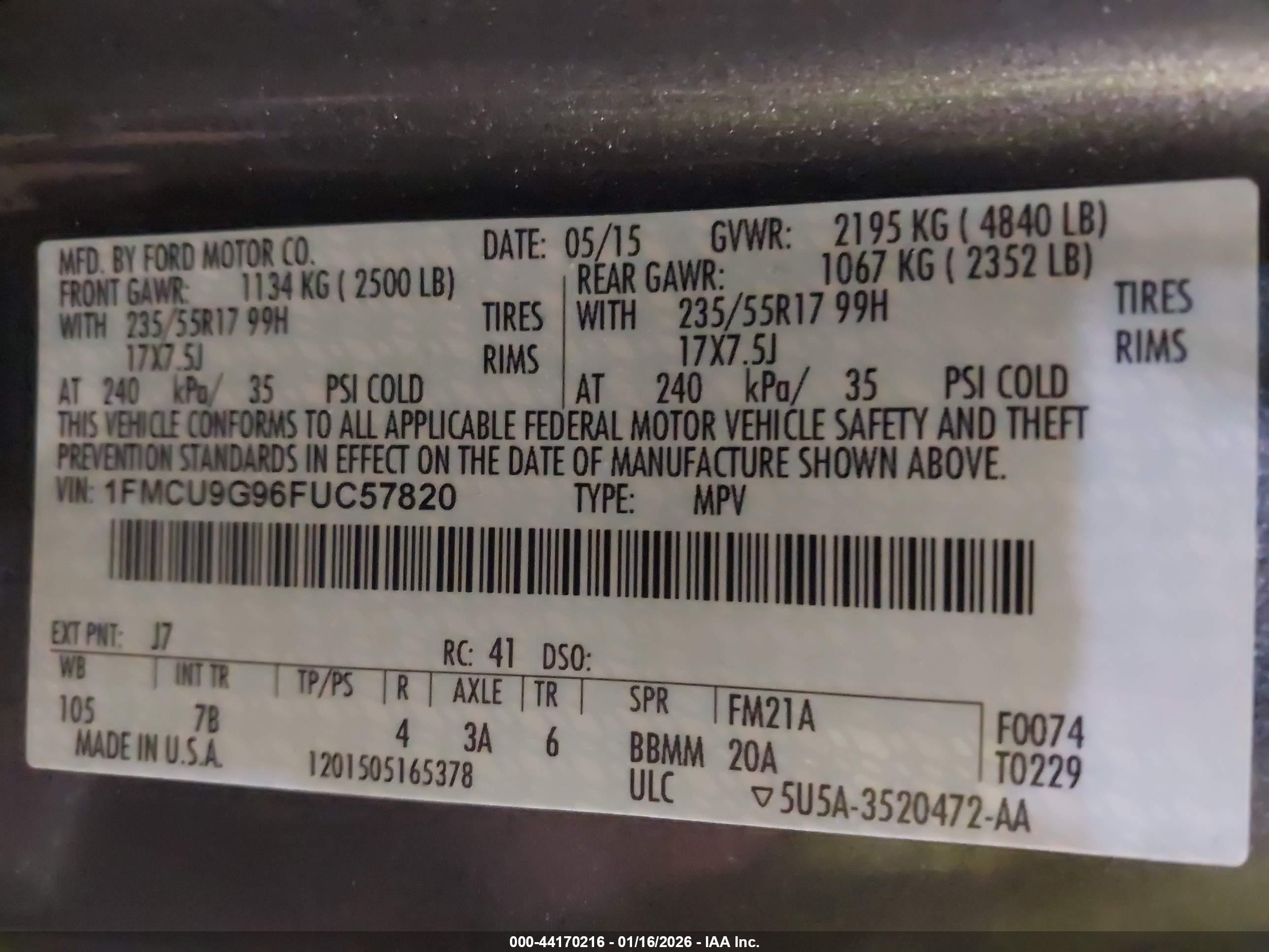 FORD ESCAPE image 9
