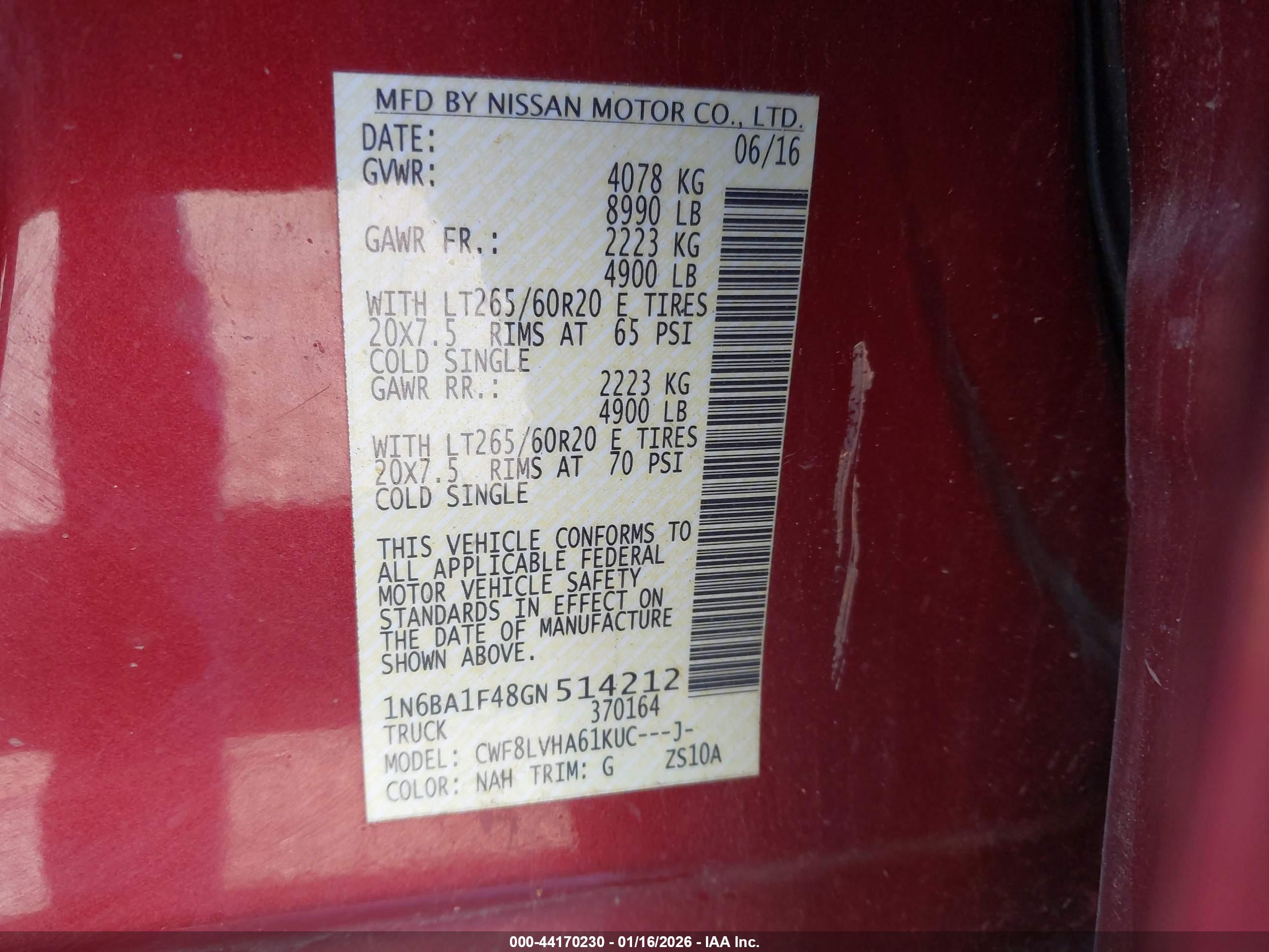 NISSAN TITAN image 9