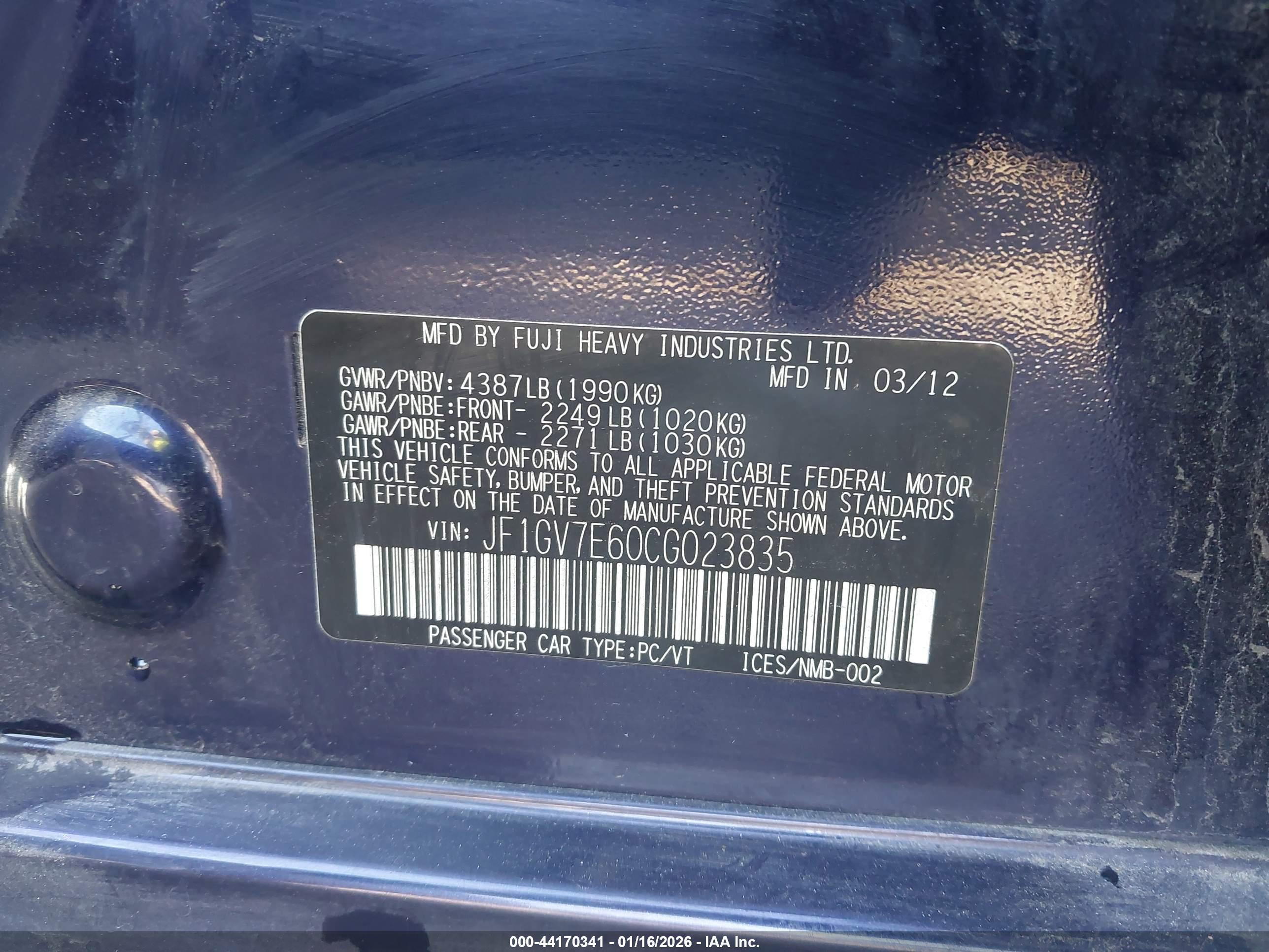 SUBARU IMPREZA image 9