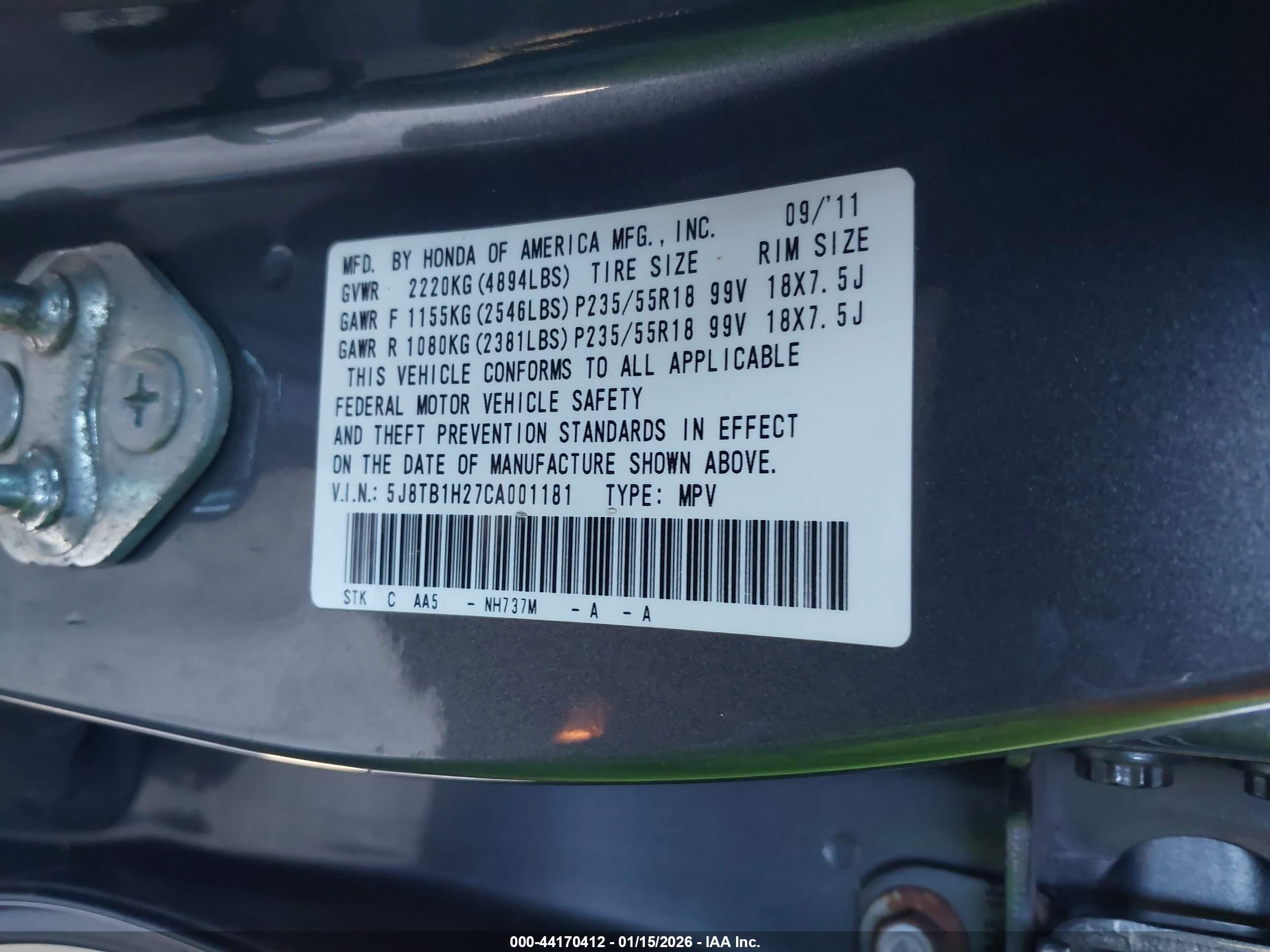 ACURA RDX image 9