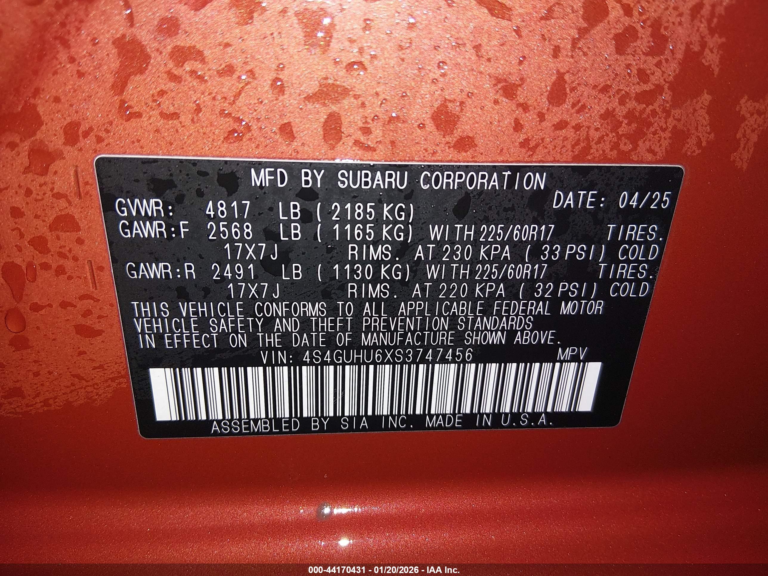 SUBARU CROSSTREK image 9
