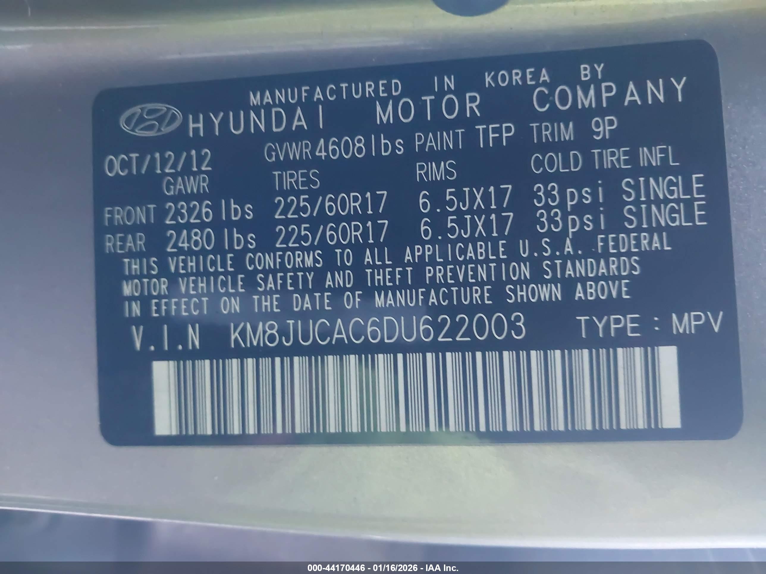 HYUNDAI TUCSON image 9