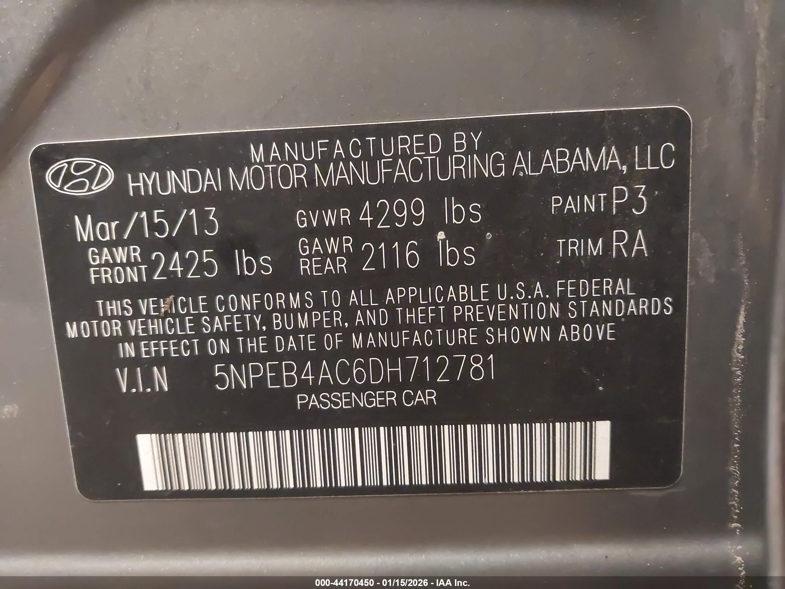 HYUNDAI SONATA image 9