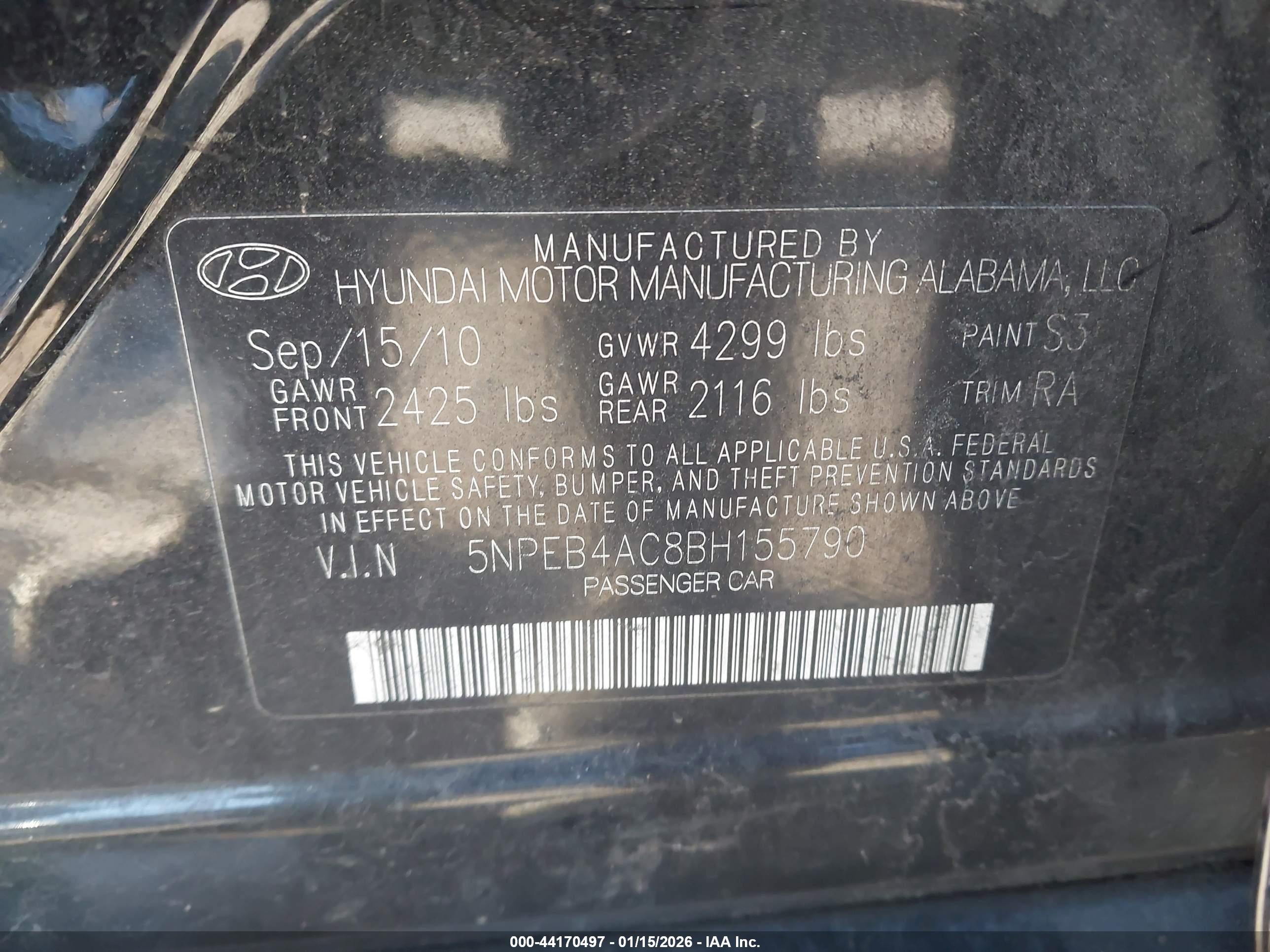 HYUNDAI SONATA image 9