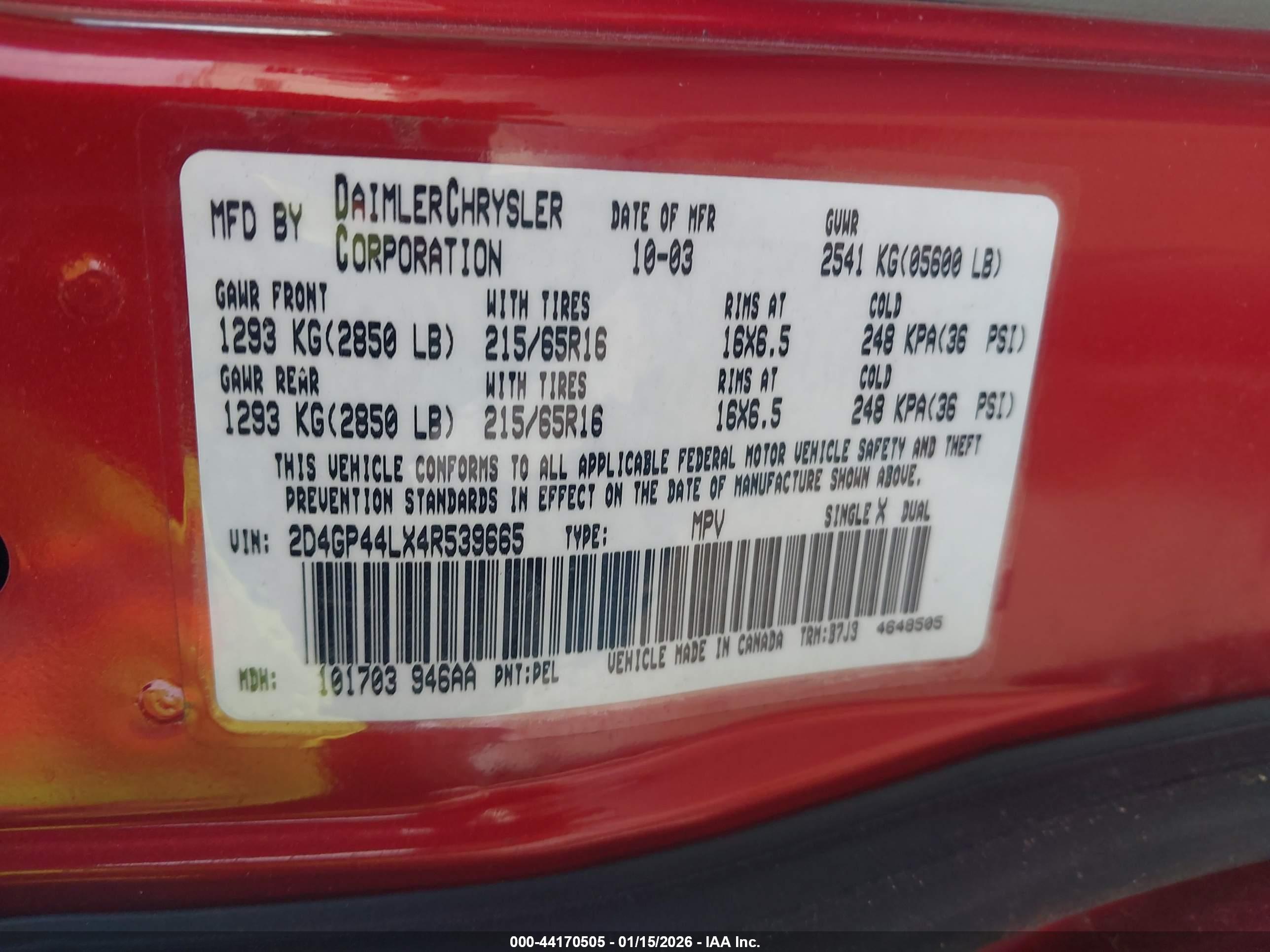DODGE GRAND image 9