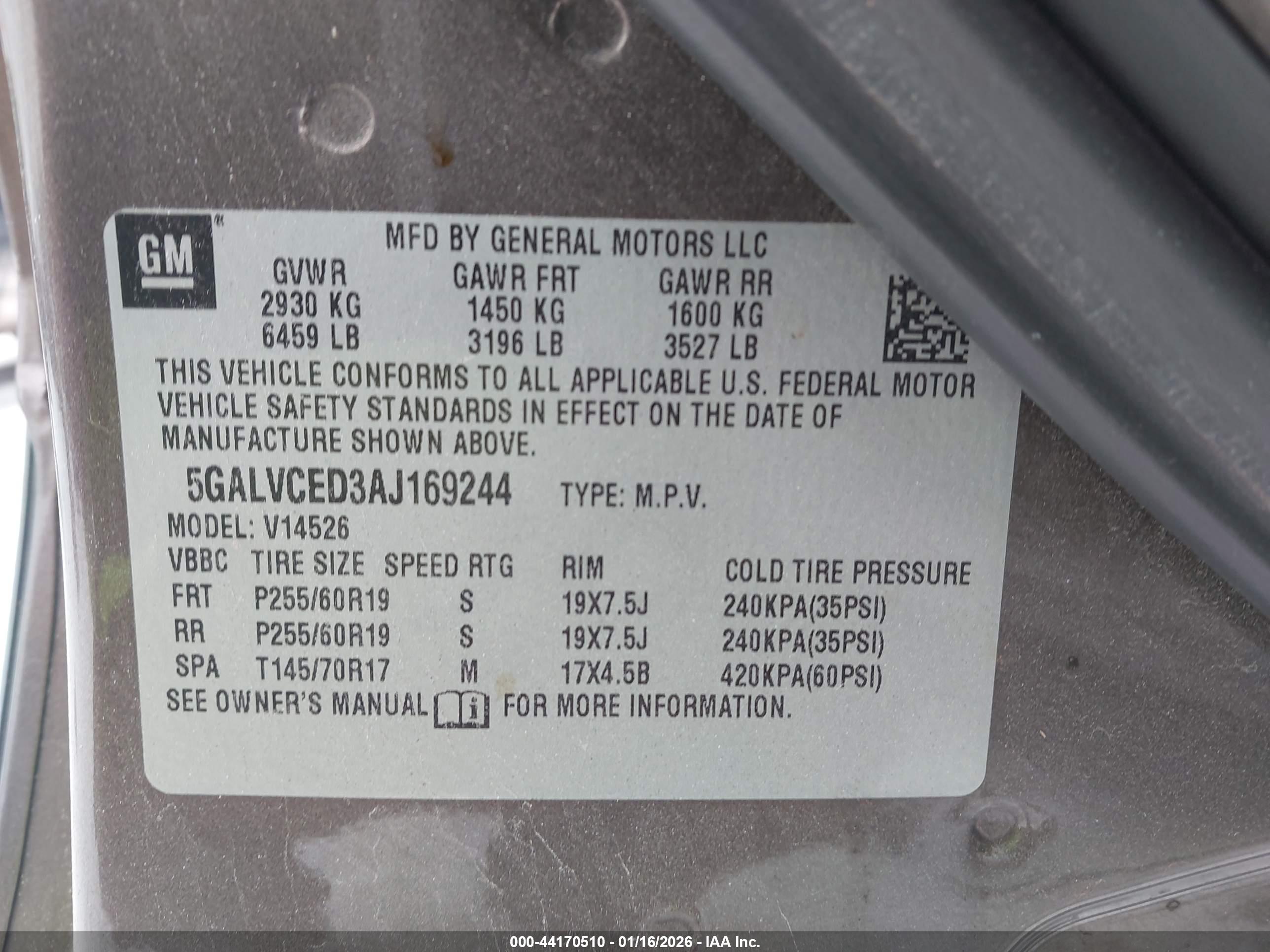 BUICK ENCLAVE image 9