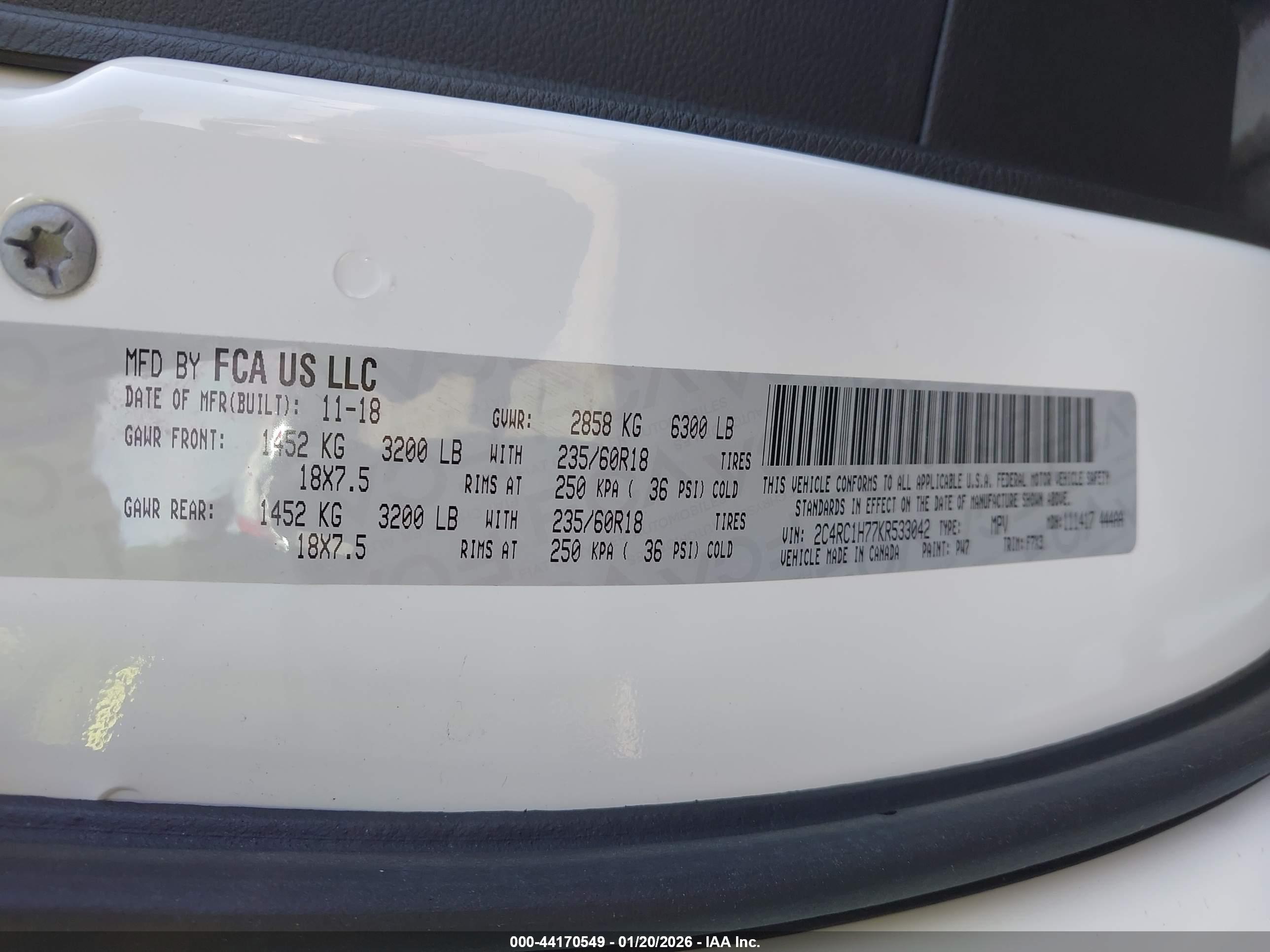 CHRYSLER PACIFICA image 9