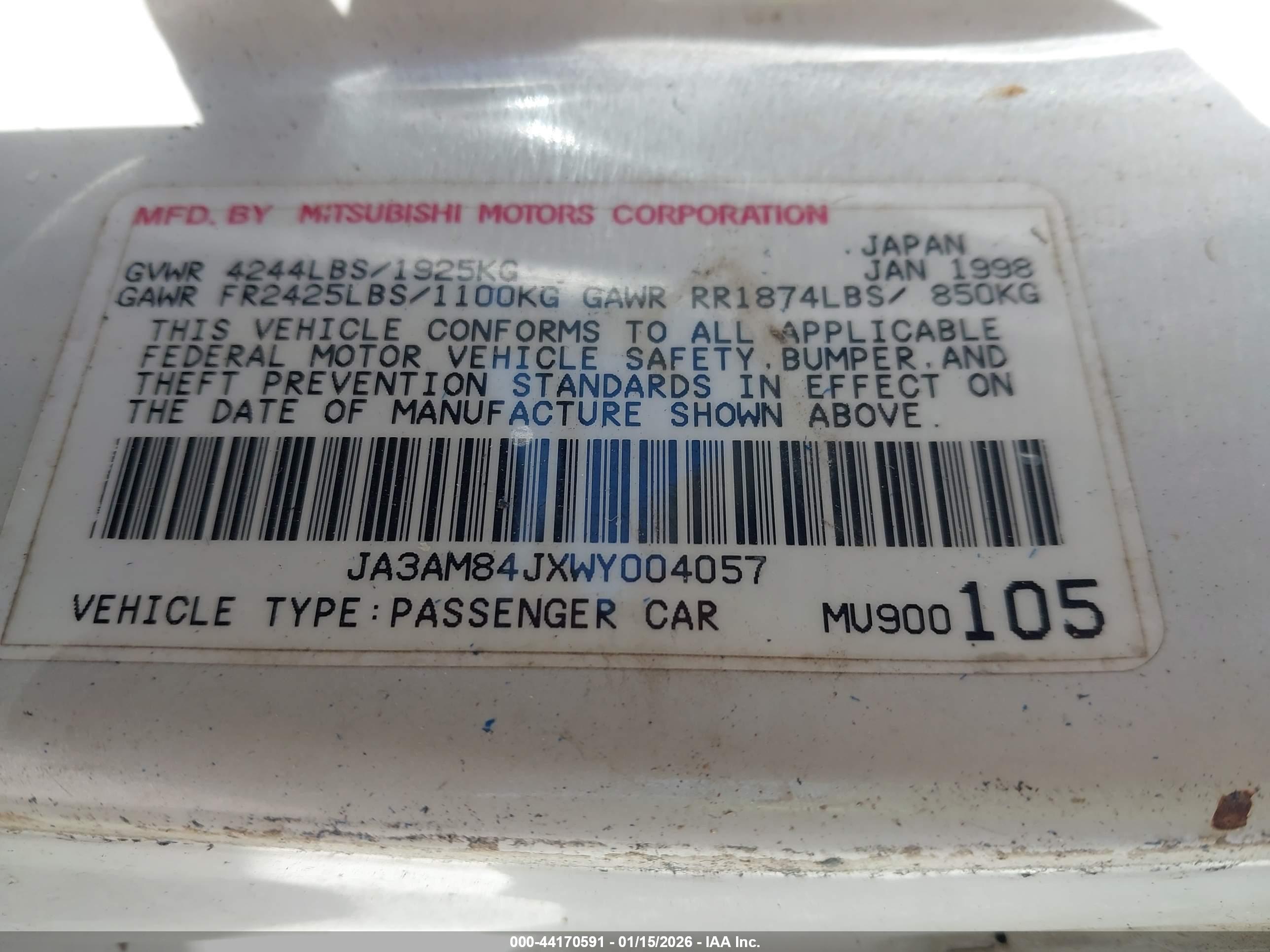 MITSUBISHI 3000 image 9