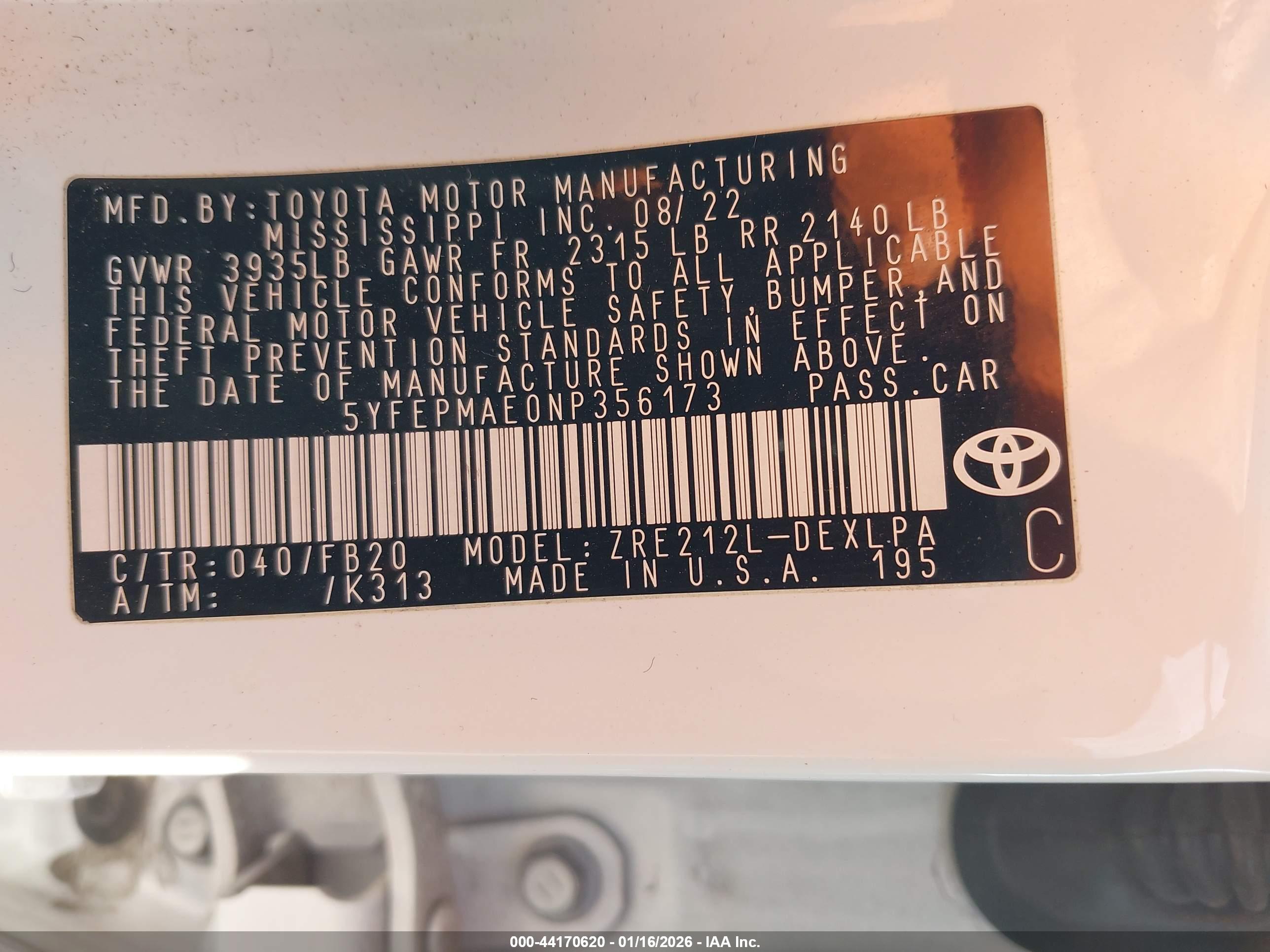 TOYOTA COROLLA image 9