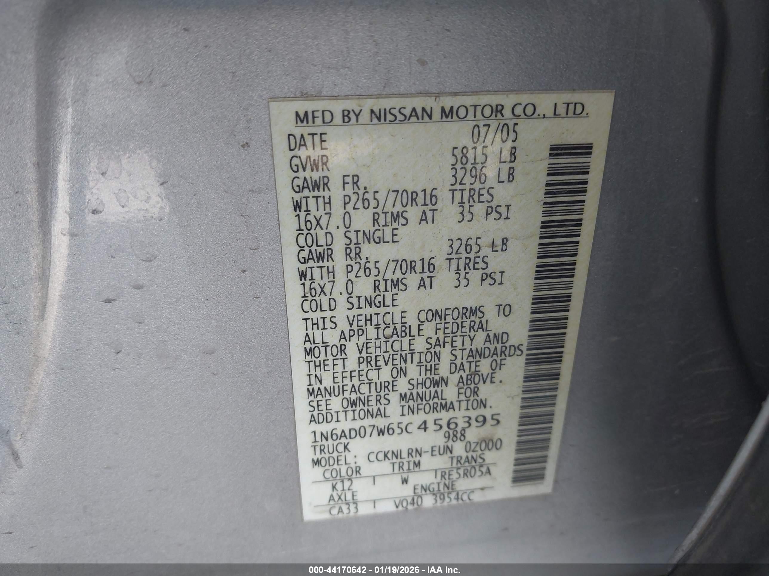 NISSAN FRONTIER image 9