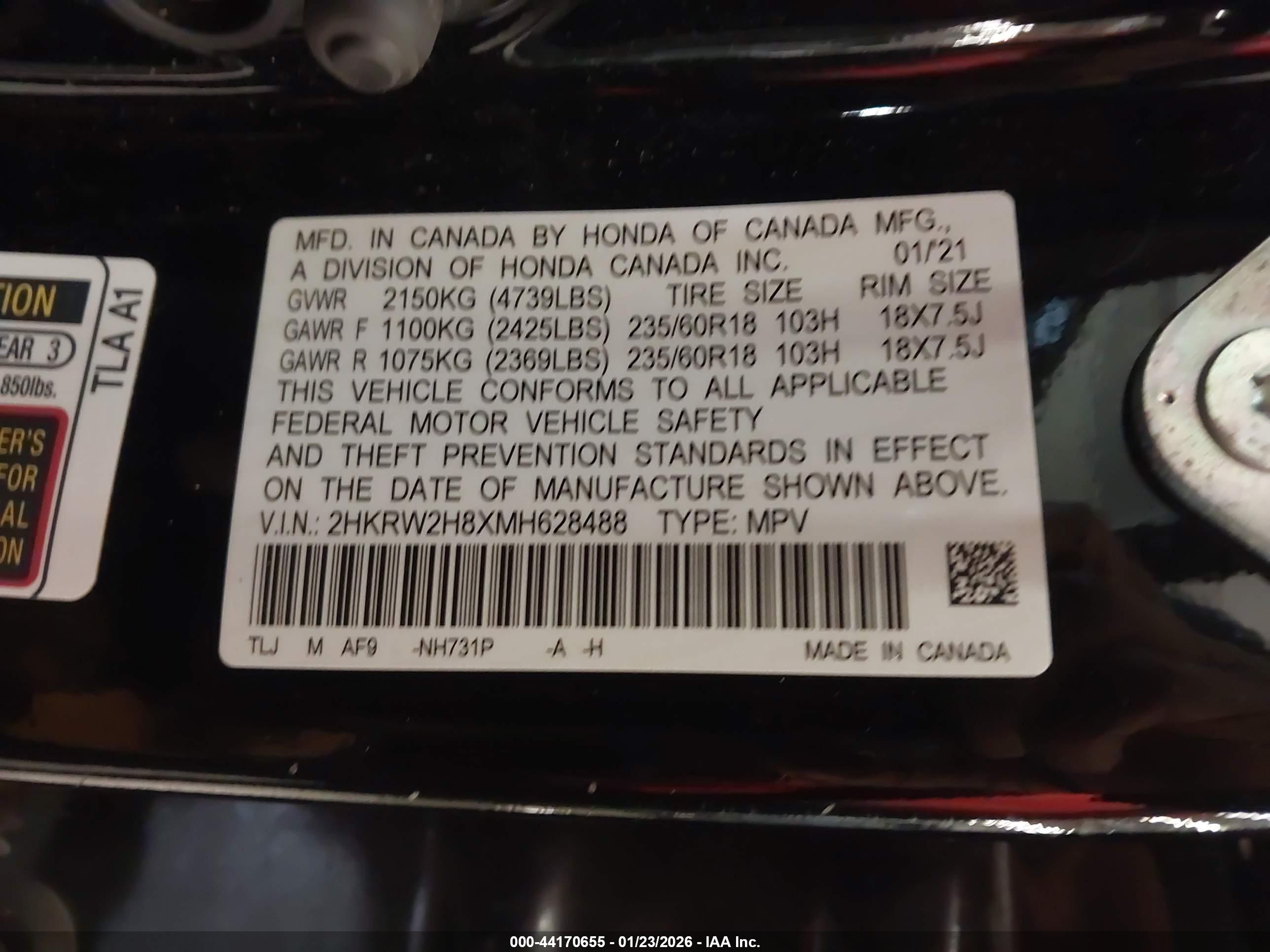 HONDA CR-V image 9