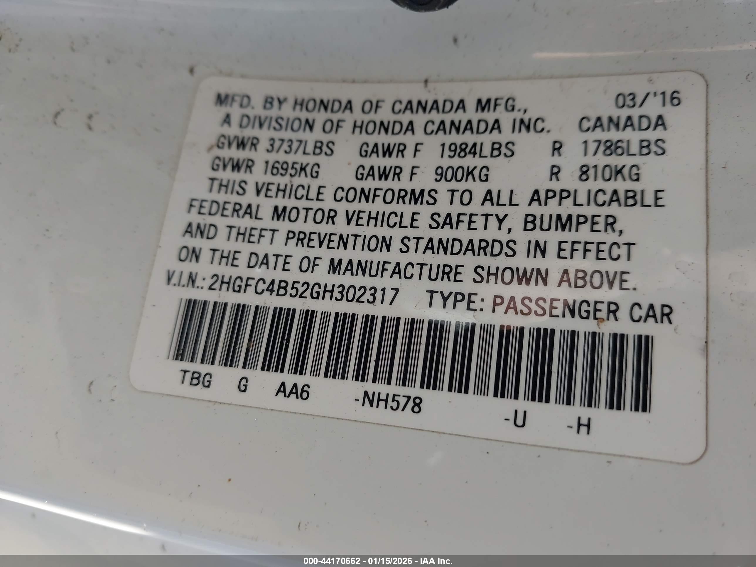 HONDA CIVIC image 9