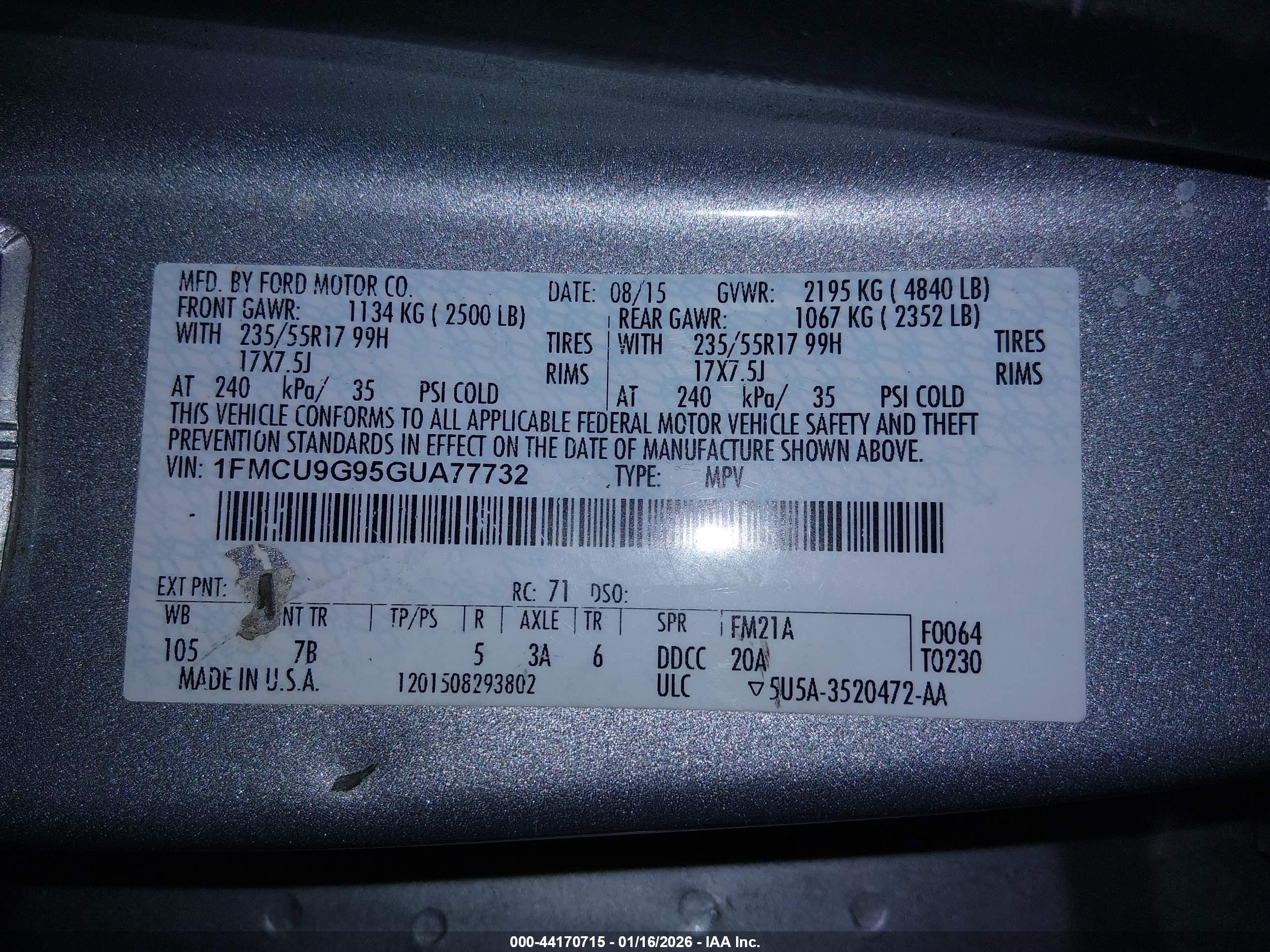 FORD ESCAPE image 9