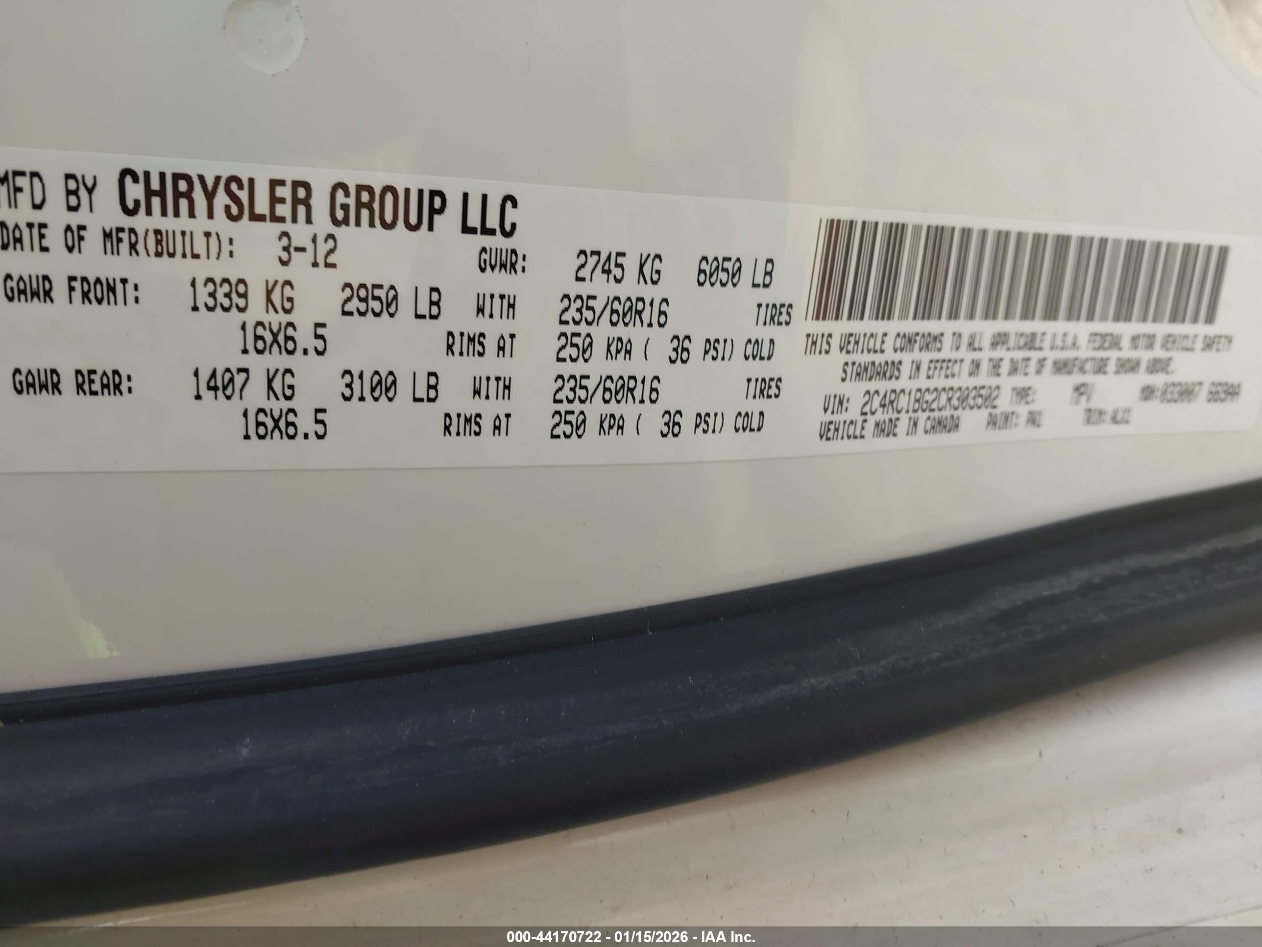 CHRYSLER TOWN image 9
